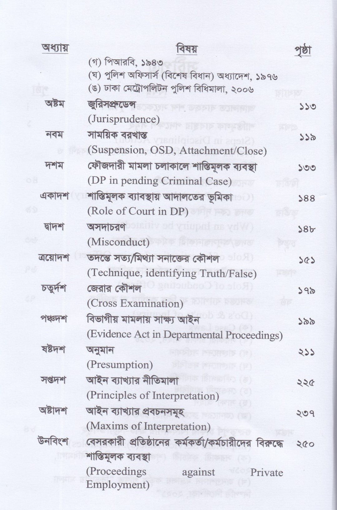 সরকারি কর্মচারিদের শাস্তিমূলক ব্যবস্থা ও অভিযুক্তের আইনগত অধিকার : প্রাসঙ্গিক ১০০০ মামলা