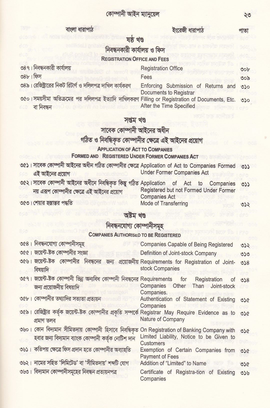 কোম্পানী আইন ম্যানুয়েল