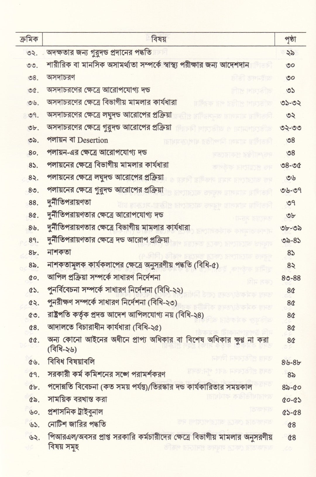 বিভাগীয় মামলা নিষ্পত্তি নির্দেশিকা