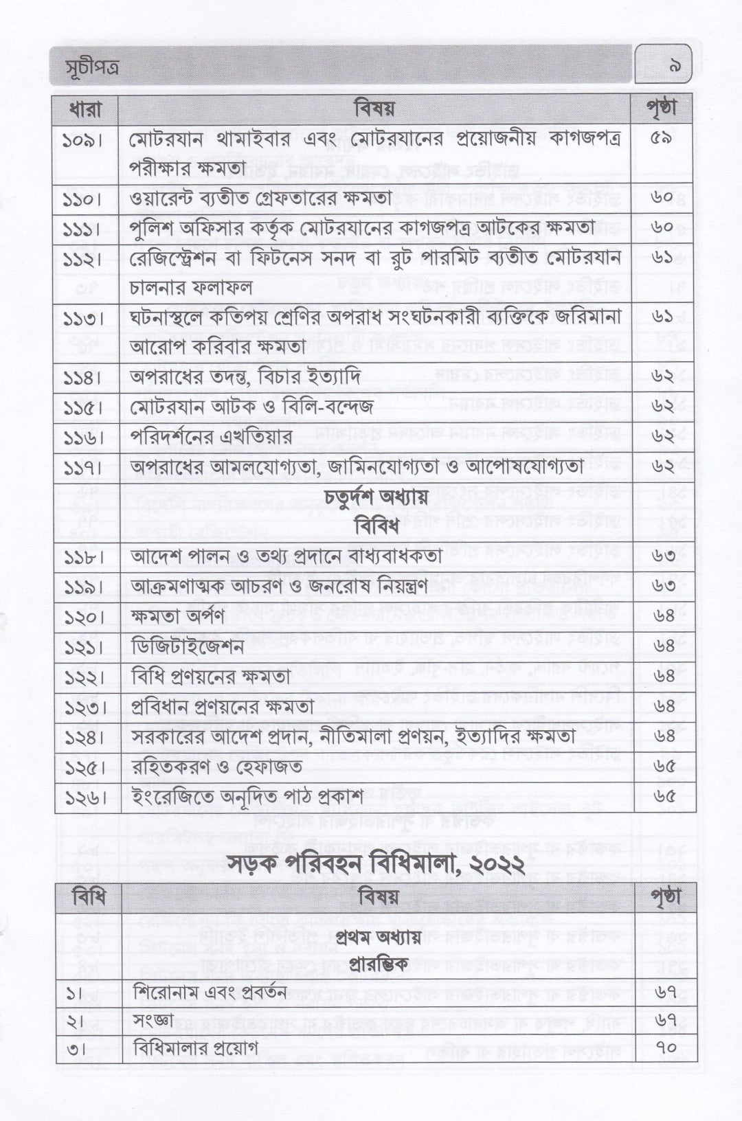 সড়ক পরিবহন আইন ও বিধি