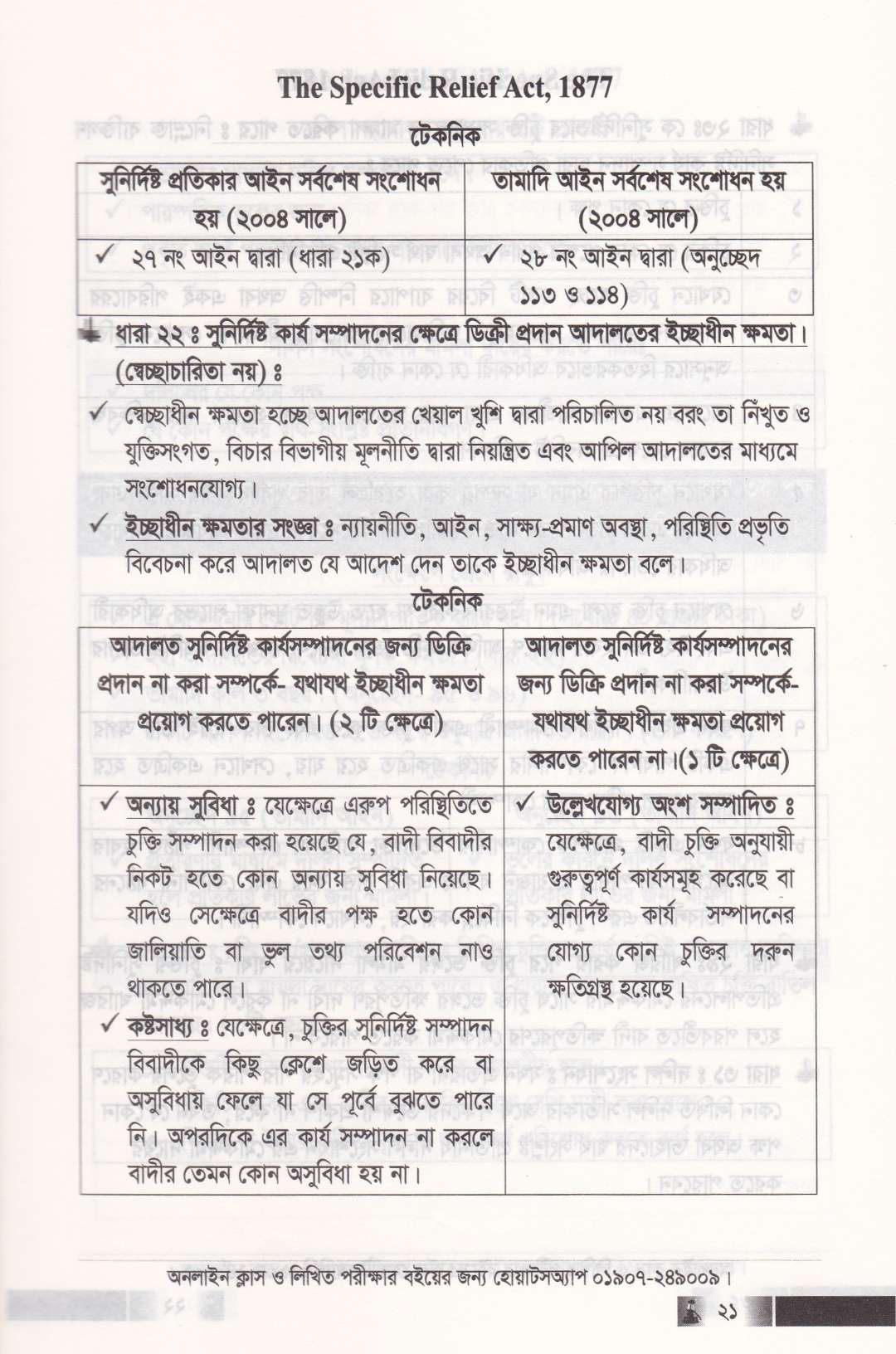 ফাইনাল সাজেশন-২০২৬ সালের বার কাউন্সিল লিখিত ও MCQ পরীক্ষার শেষ মুহূর্তের চূড়ান্ত প্রস্তুতির জন্য