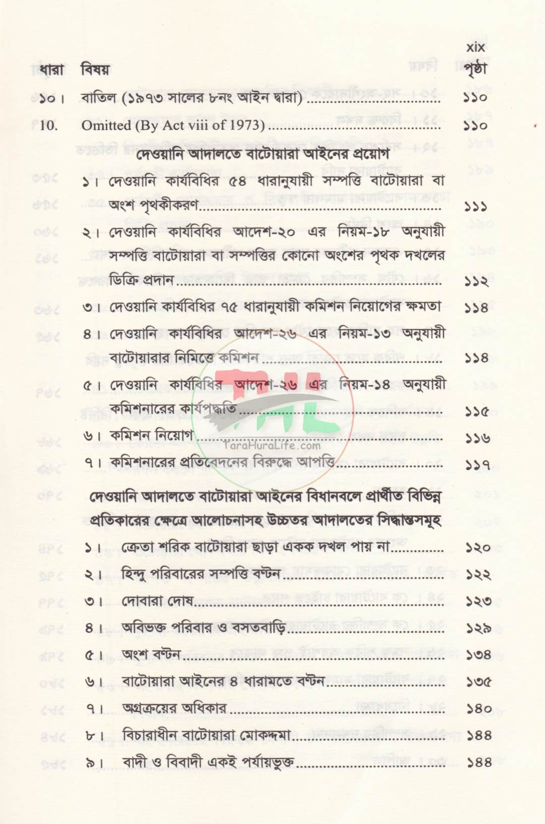 বাটোয়ারা বিষয়ক আইনগ্রন্থ