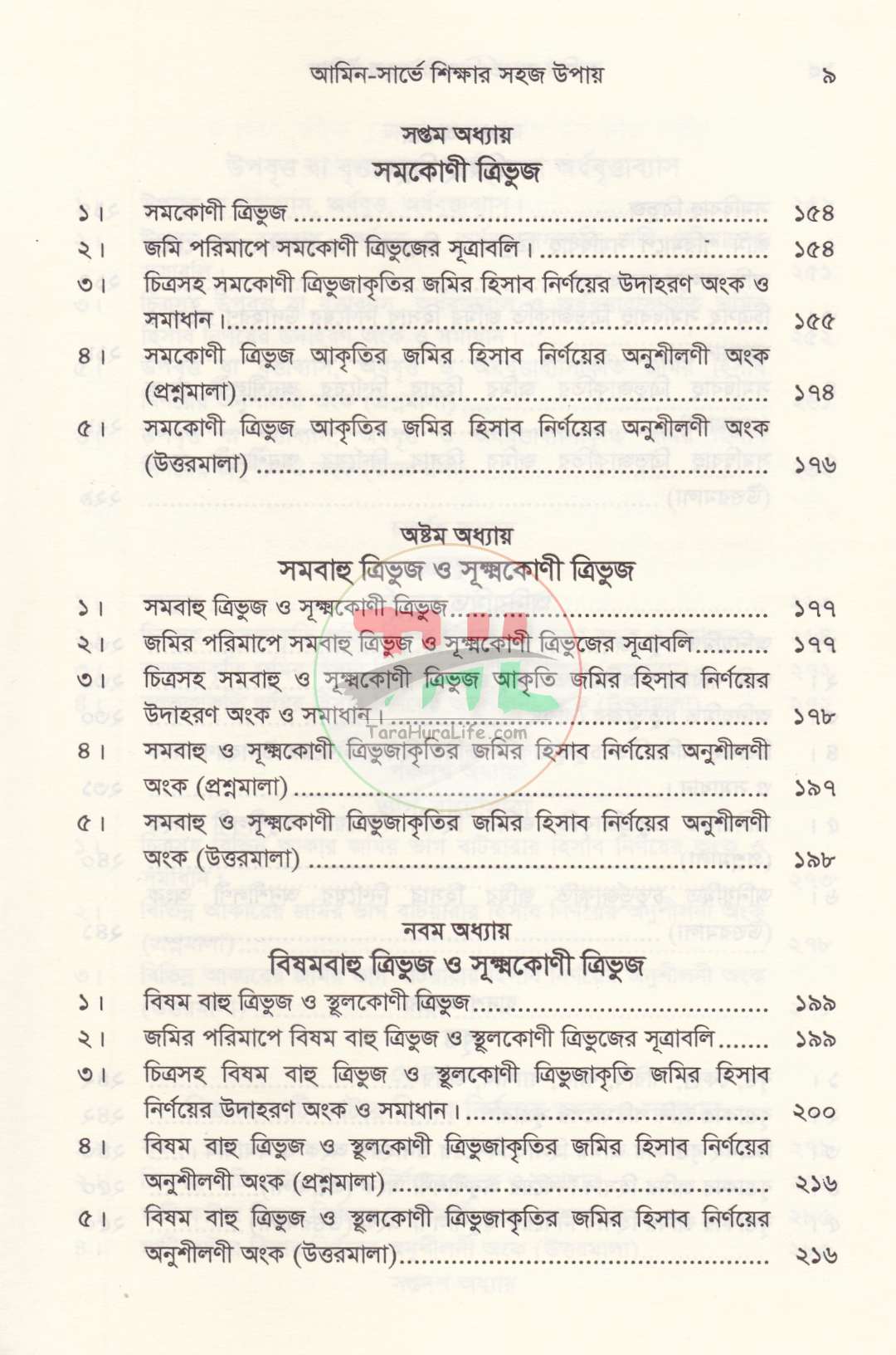 আমিন-সার্ভে শিক্ষার সহজ উপায়