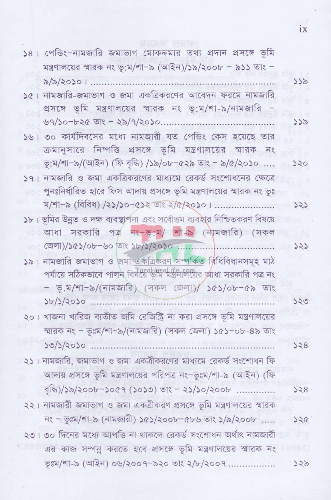 ভূমি ব্যবস্থাপনা ও আমিন সার্ভে প্যাকেজ