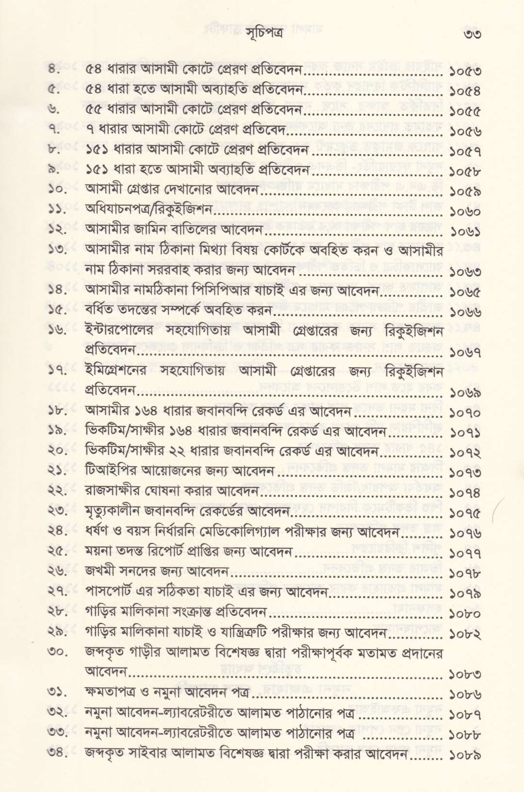 মামলা তদন্ত ও ড্রাফটিং