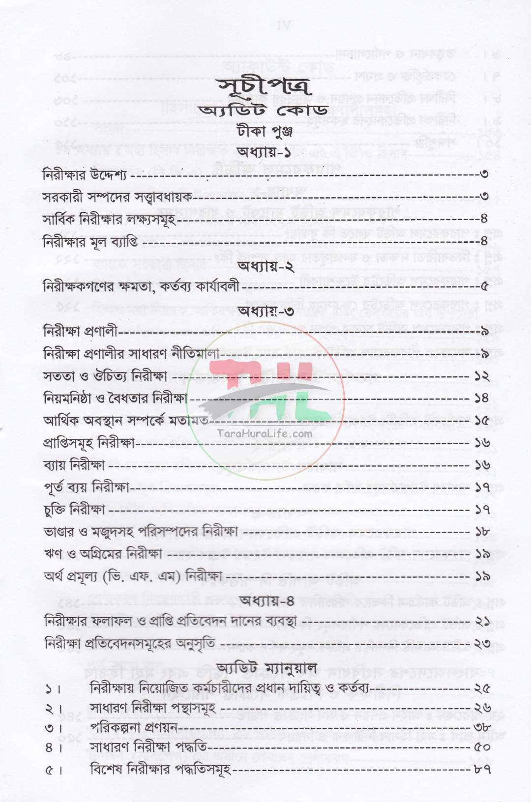 নিরীক্ষা ও হিসাব ম্যানুয়াল