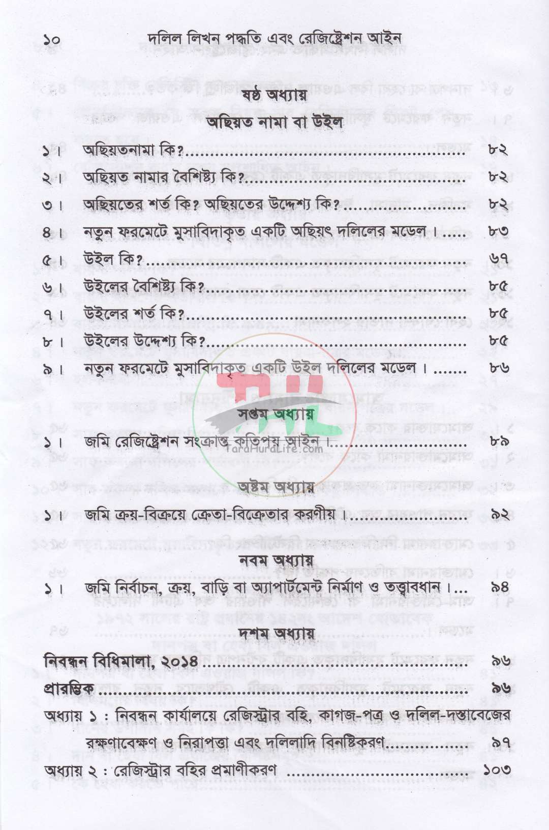 দলিল লিখন পদ্ধতি ও রেজিস্ট্রেশন আইন