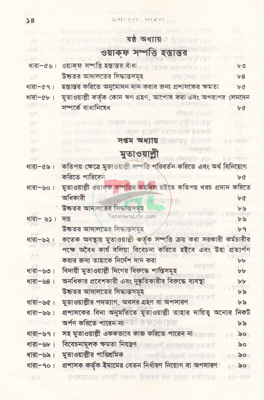 সর্বশেষ রুলিং সহ ওয়াক্ফ বিষয়ক আইন