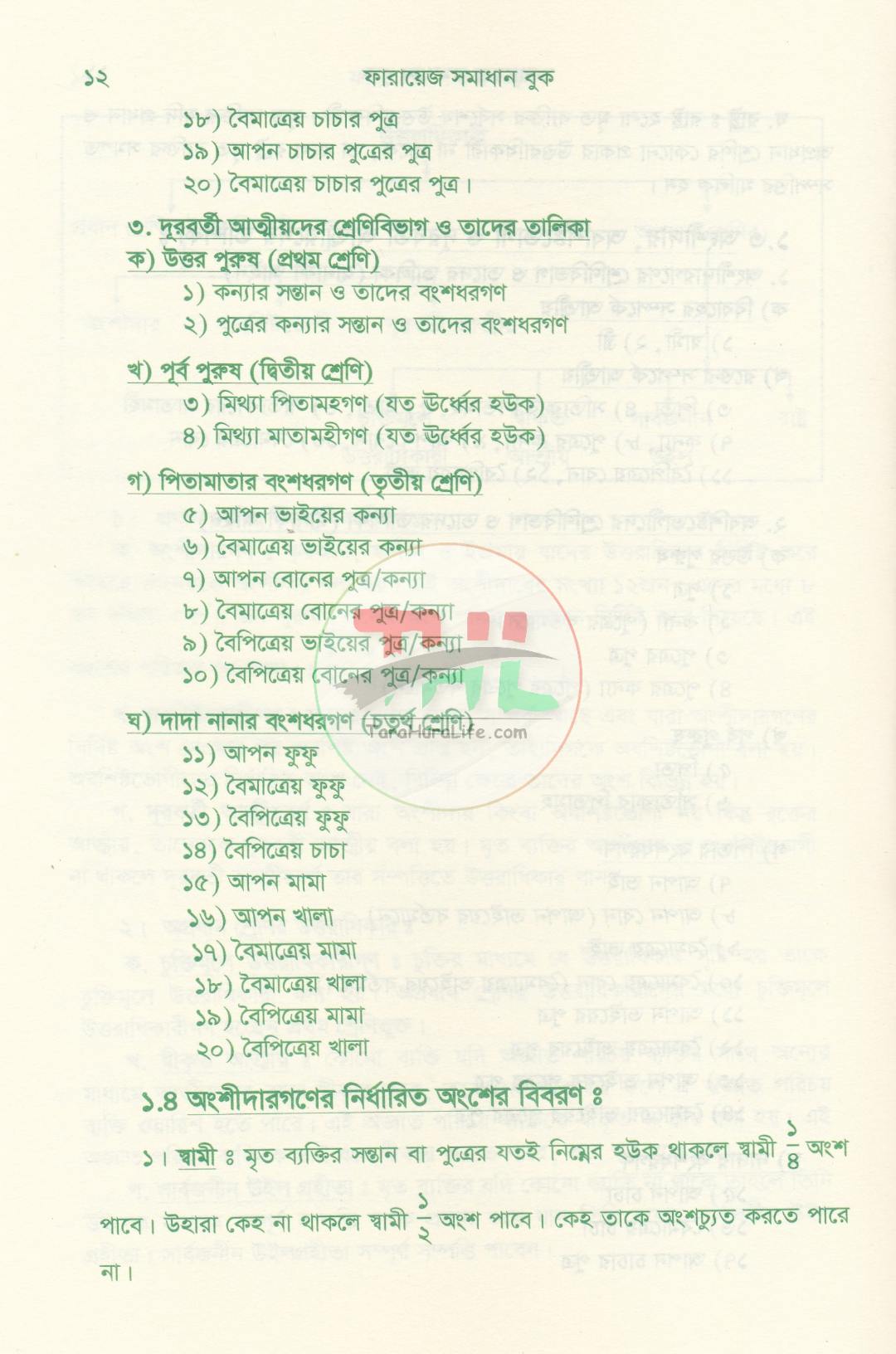 ফারায়েজ সমাধান বুক