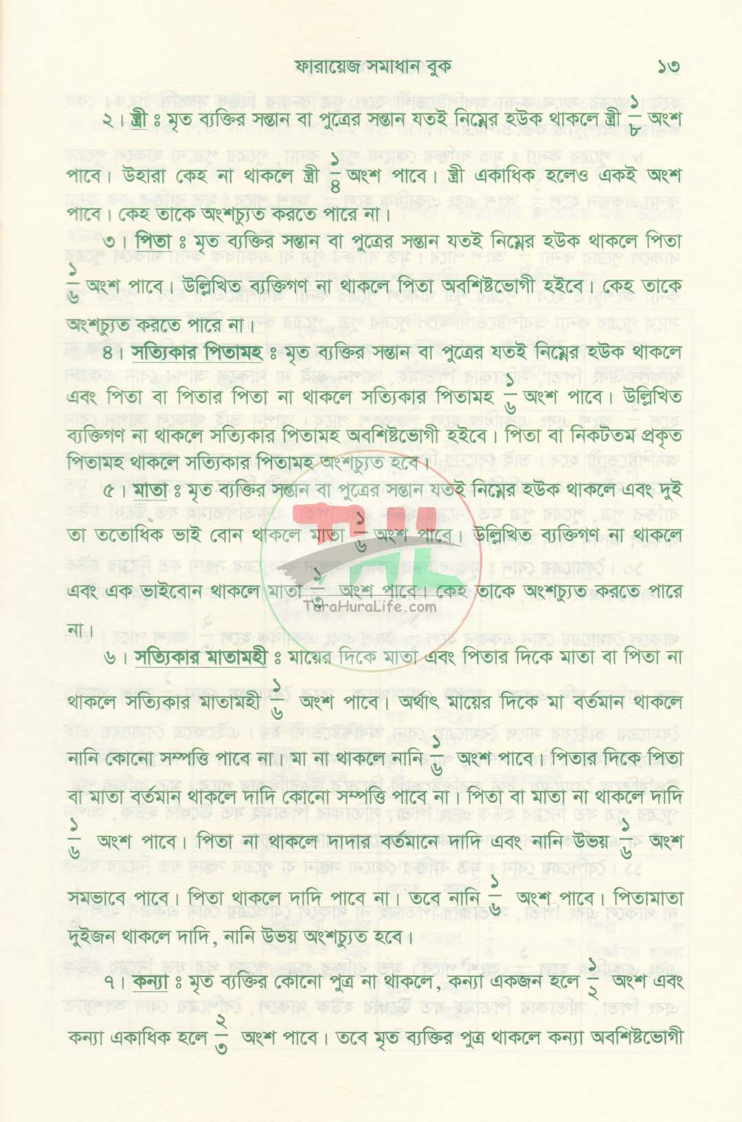 ফারায়েজ সমাধান বুক
