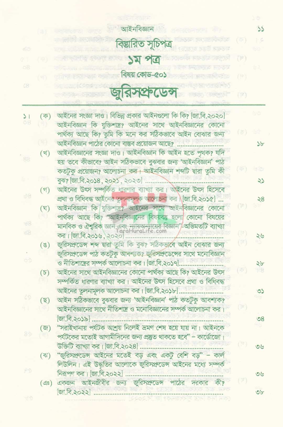এলএল.বি (প্রিলিমিনারী)