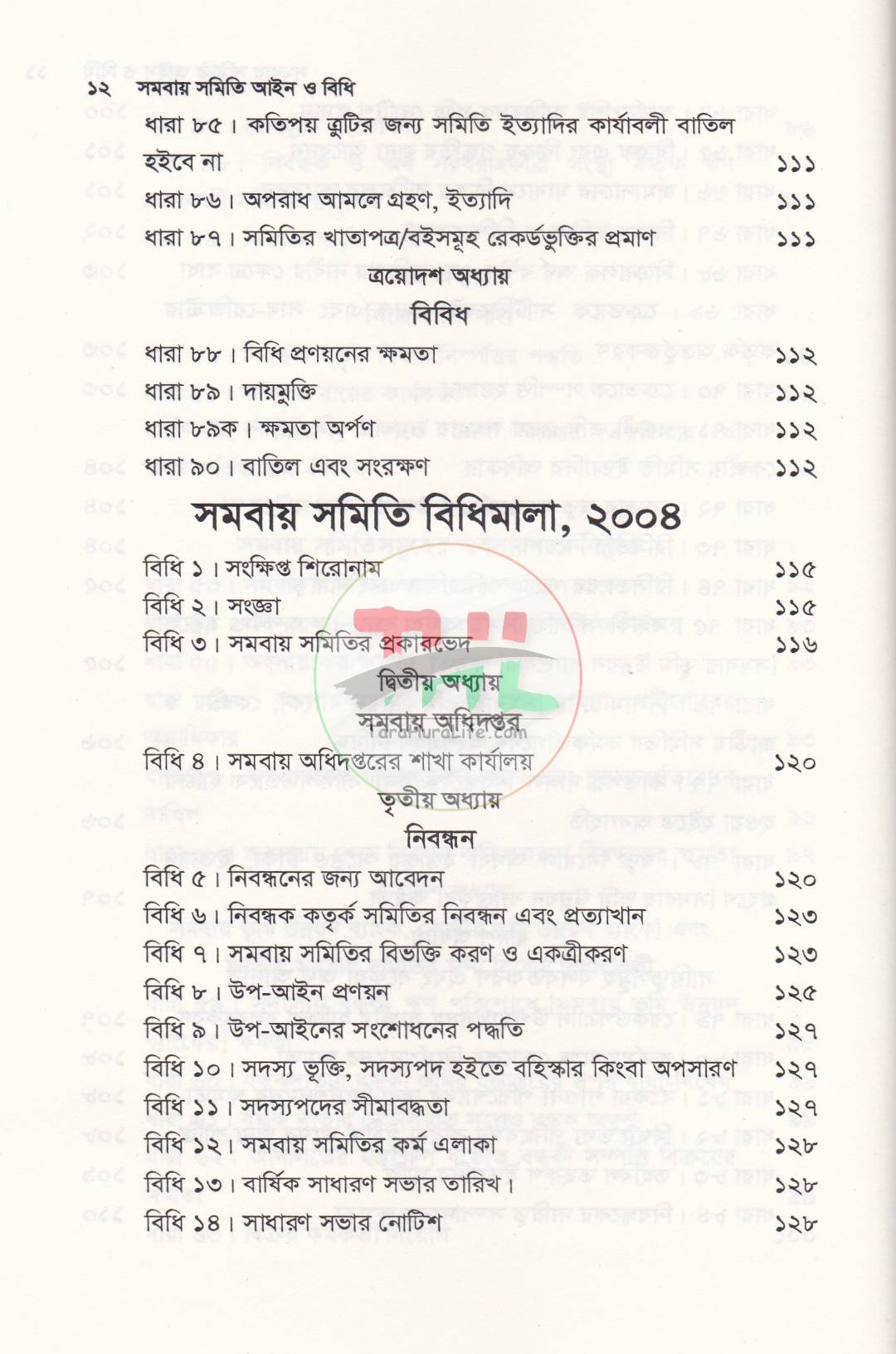 সমবায় সীমিত আইন ও বিধিমালা