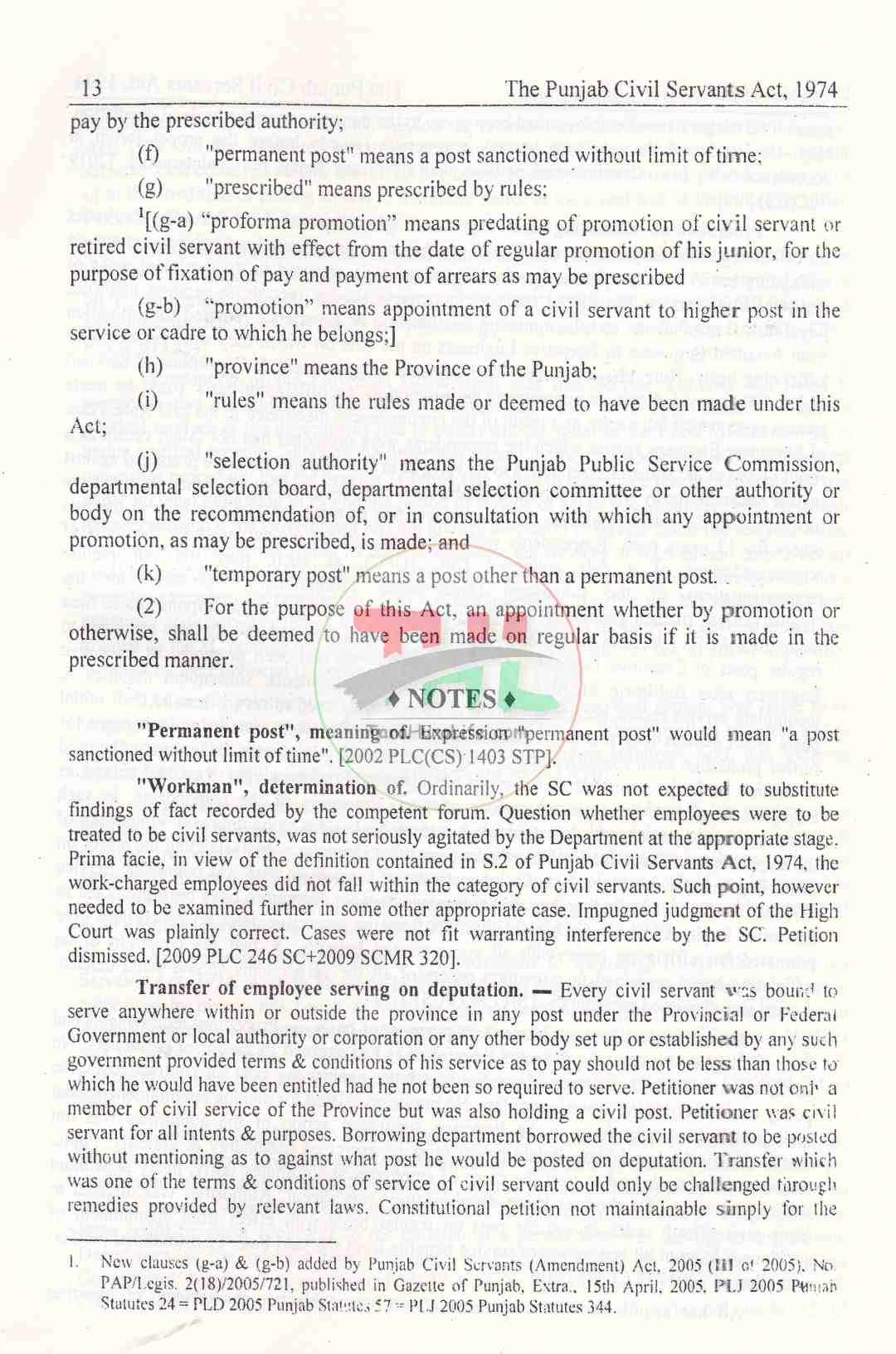 The Manual of Civil Service Laws All Pakistan