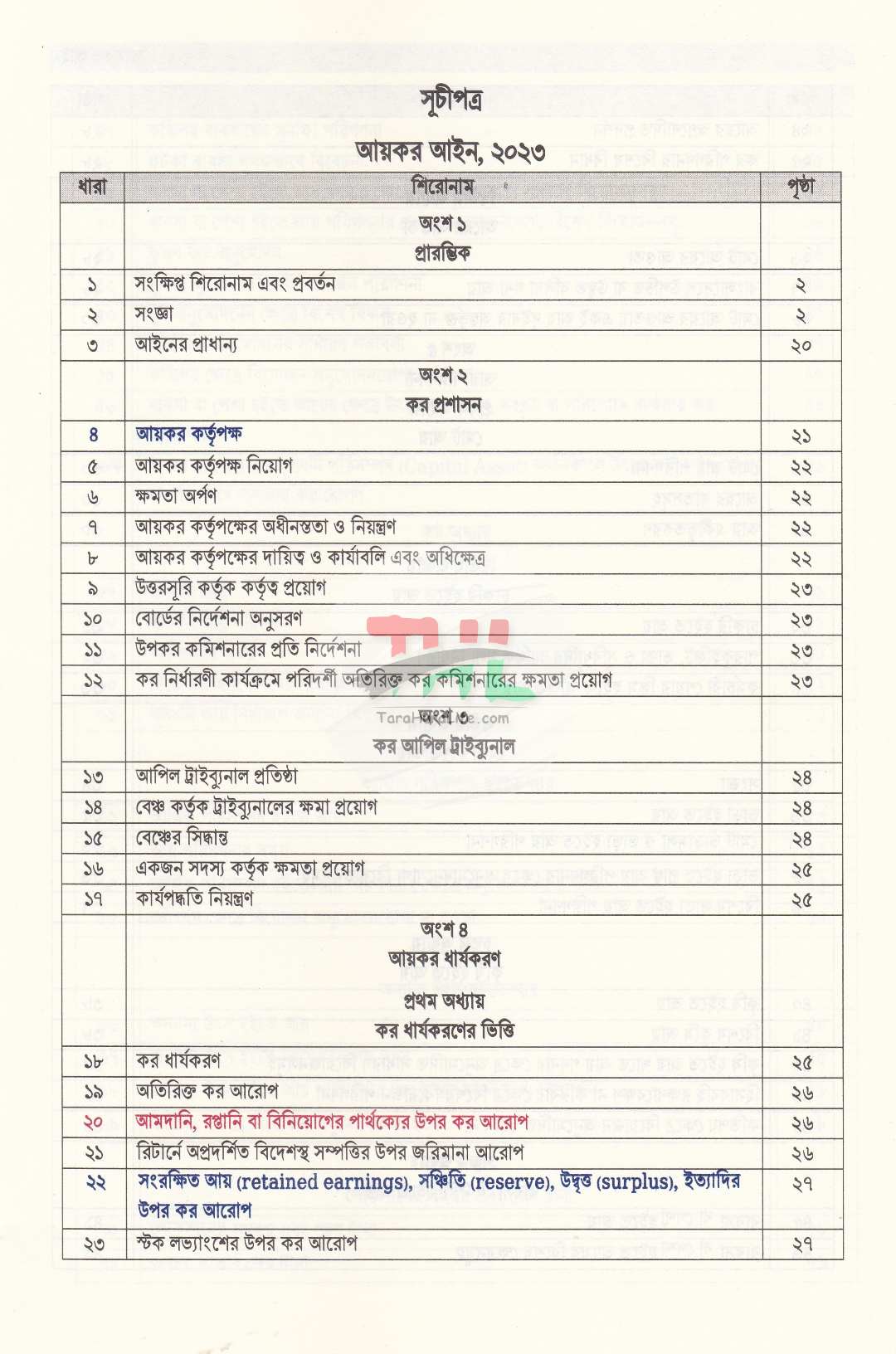 আয়কর আইন, ২০২৩