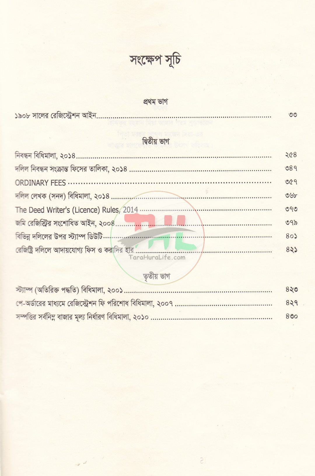 রেজিস্ট্রেশন সারগ্রন্থ