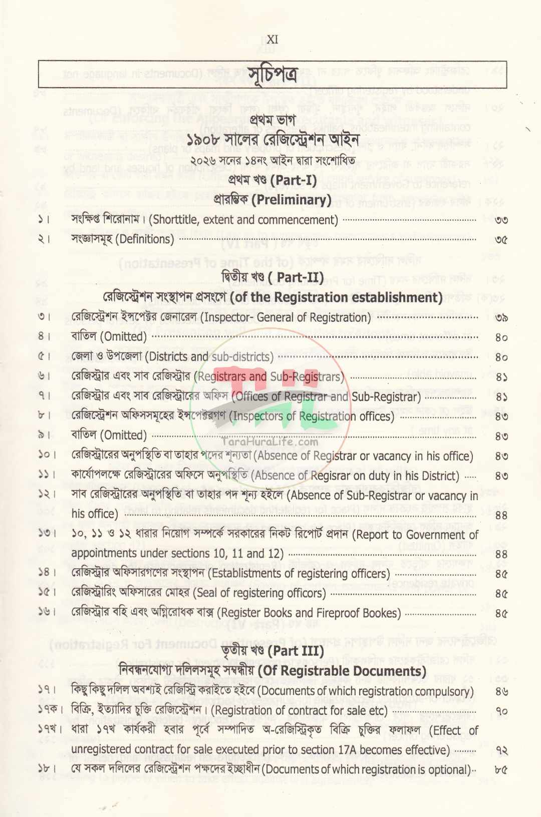 রেজিস্ট্রেশন সারগ্রন্থ