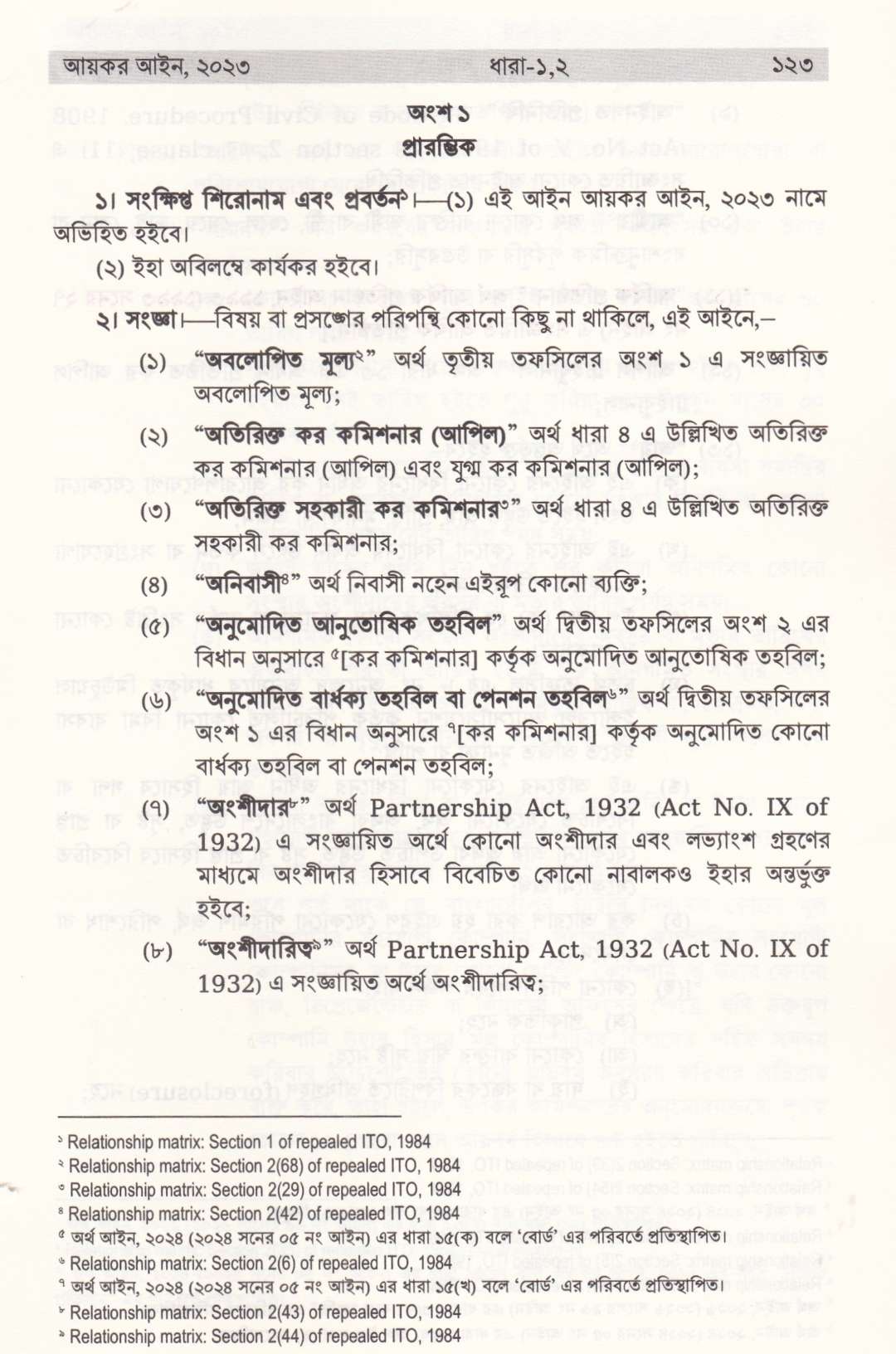 আয়কর ম্যানুয়াল