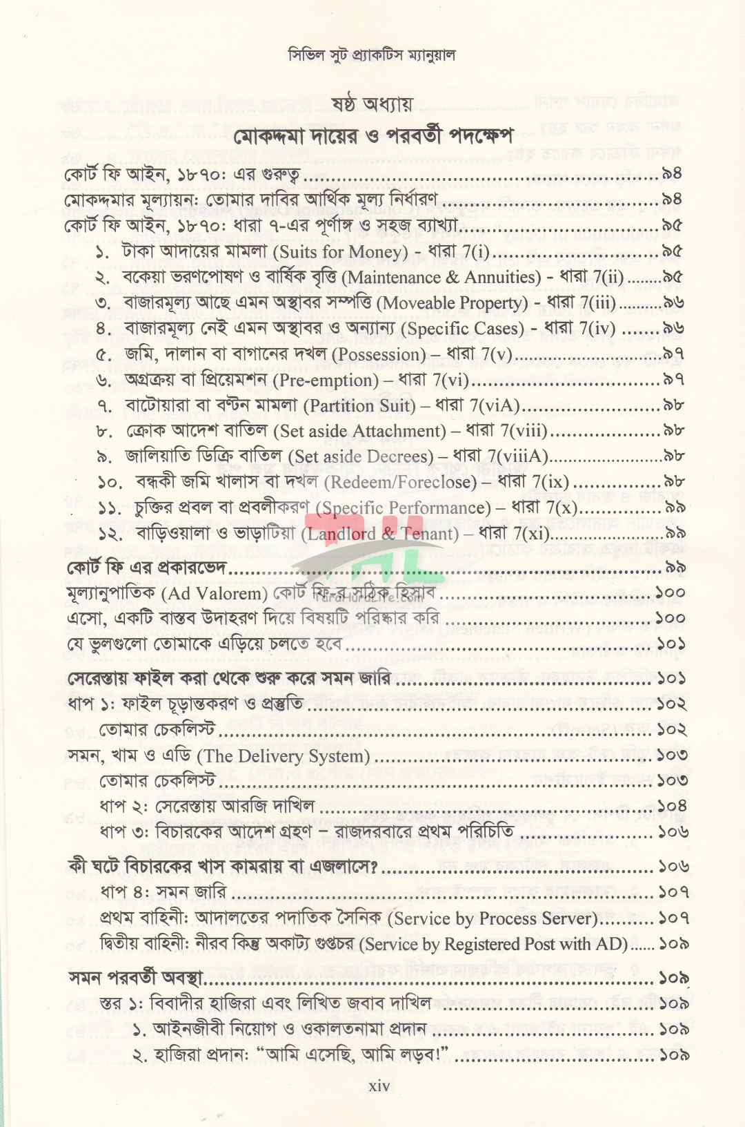 সিভিল সুট প্র্যাকটিস ম্যানুয়াল