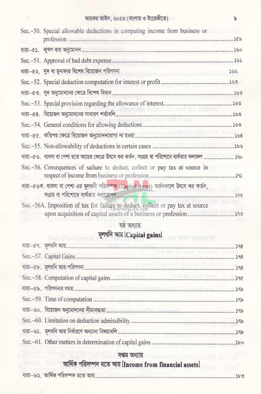 আয়কর আইন, ২০২৩ (২০২৩ সনের ১২ নং আইন) সর্বশেষ সংশোধনীসহ