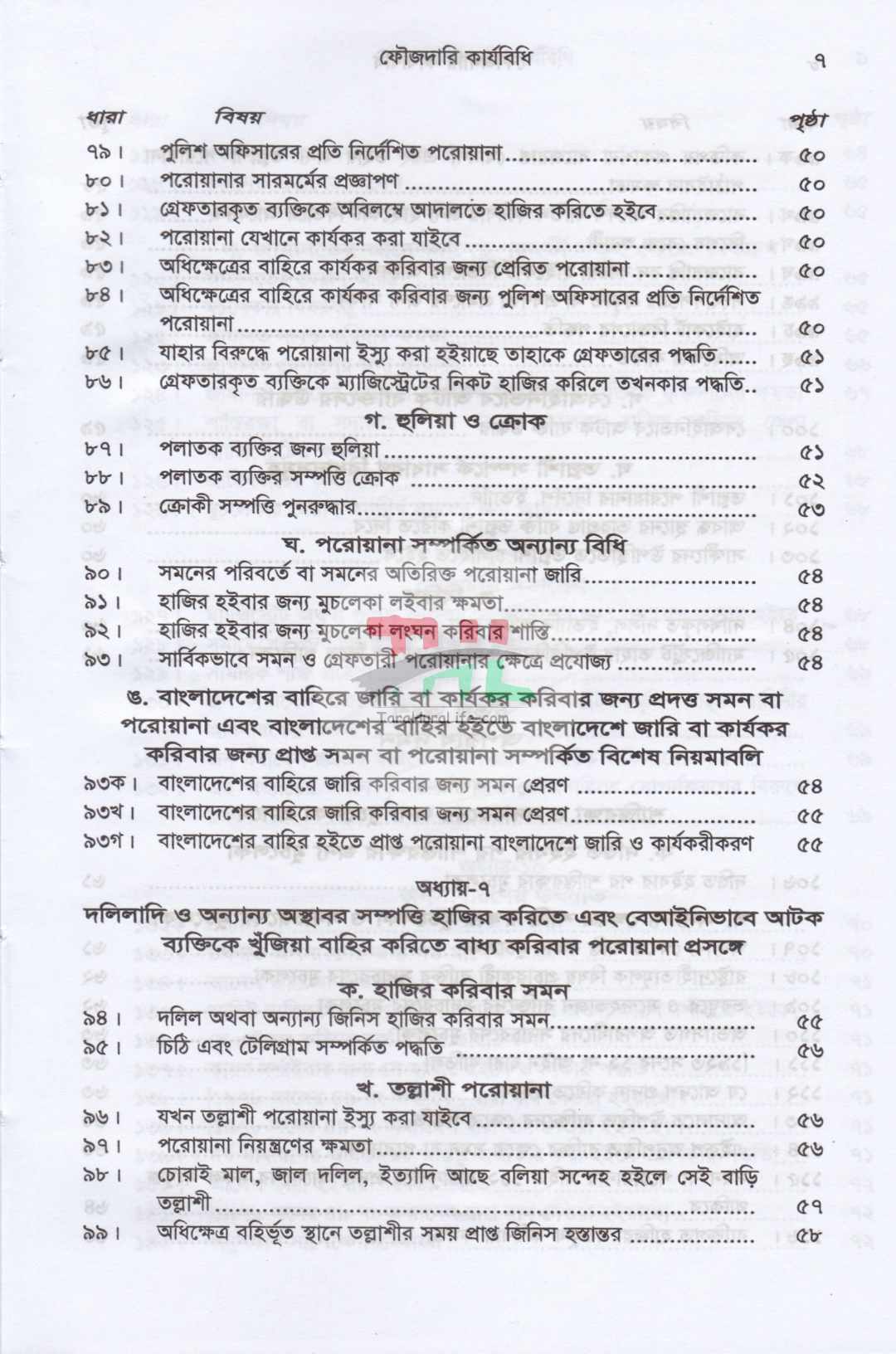 বাংলাদেশ পুলিশ হ্যান্ডবুক