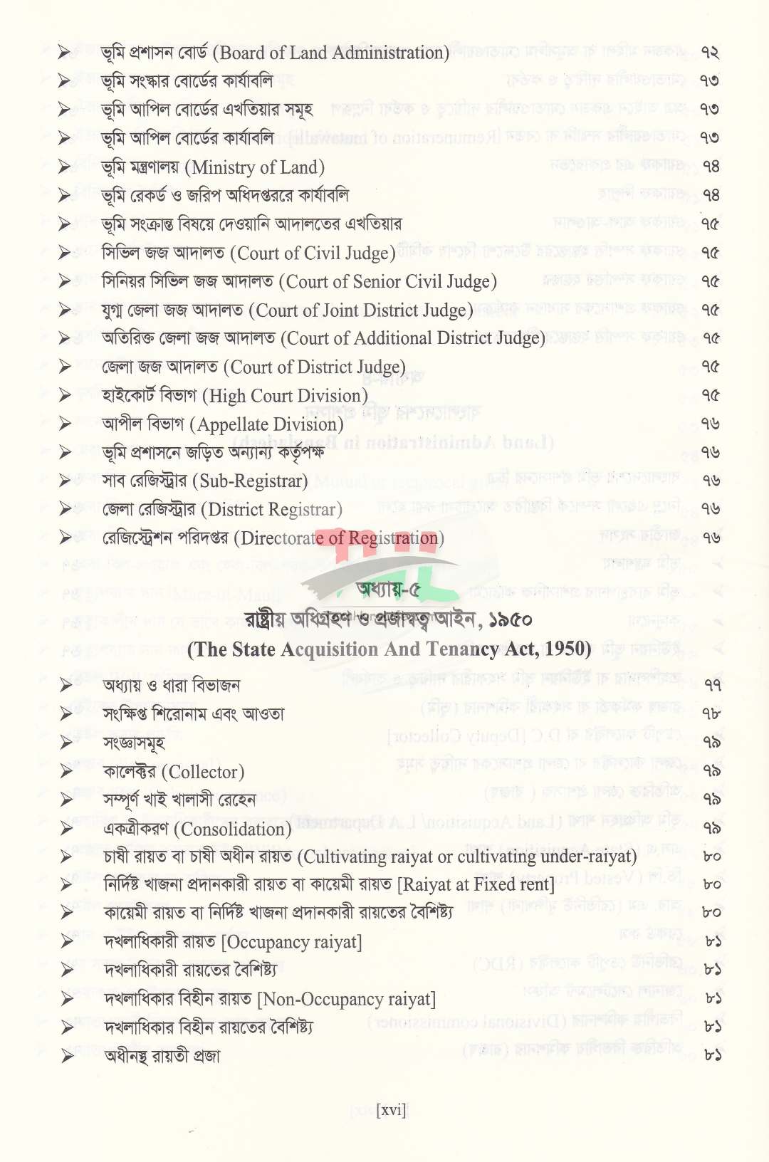 বাংলাদেশের ভূমি আইন ও ভূমি ব্যবস্থাপনা