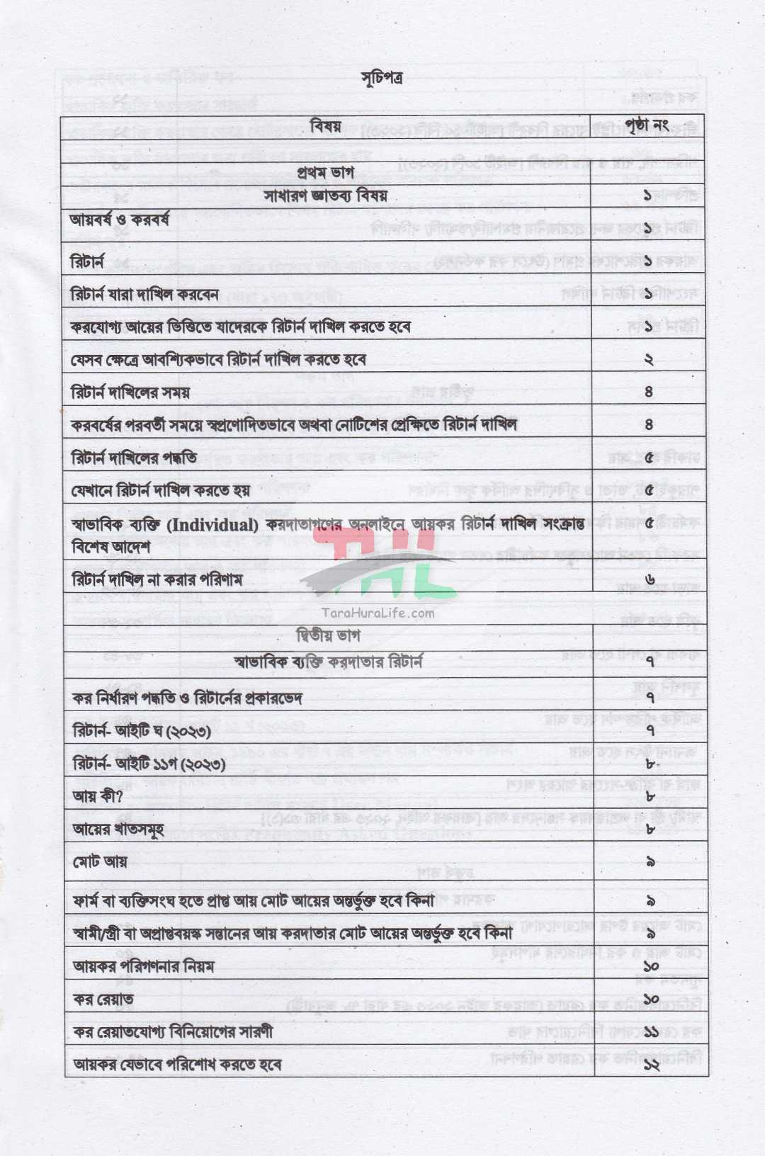 আয়কর পরিপত্র ও নির্দেশিকা ২০২৬-২০২৭