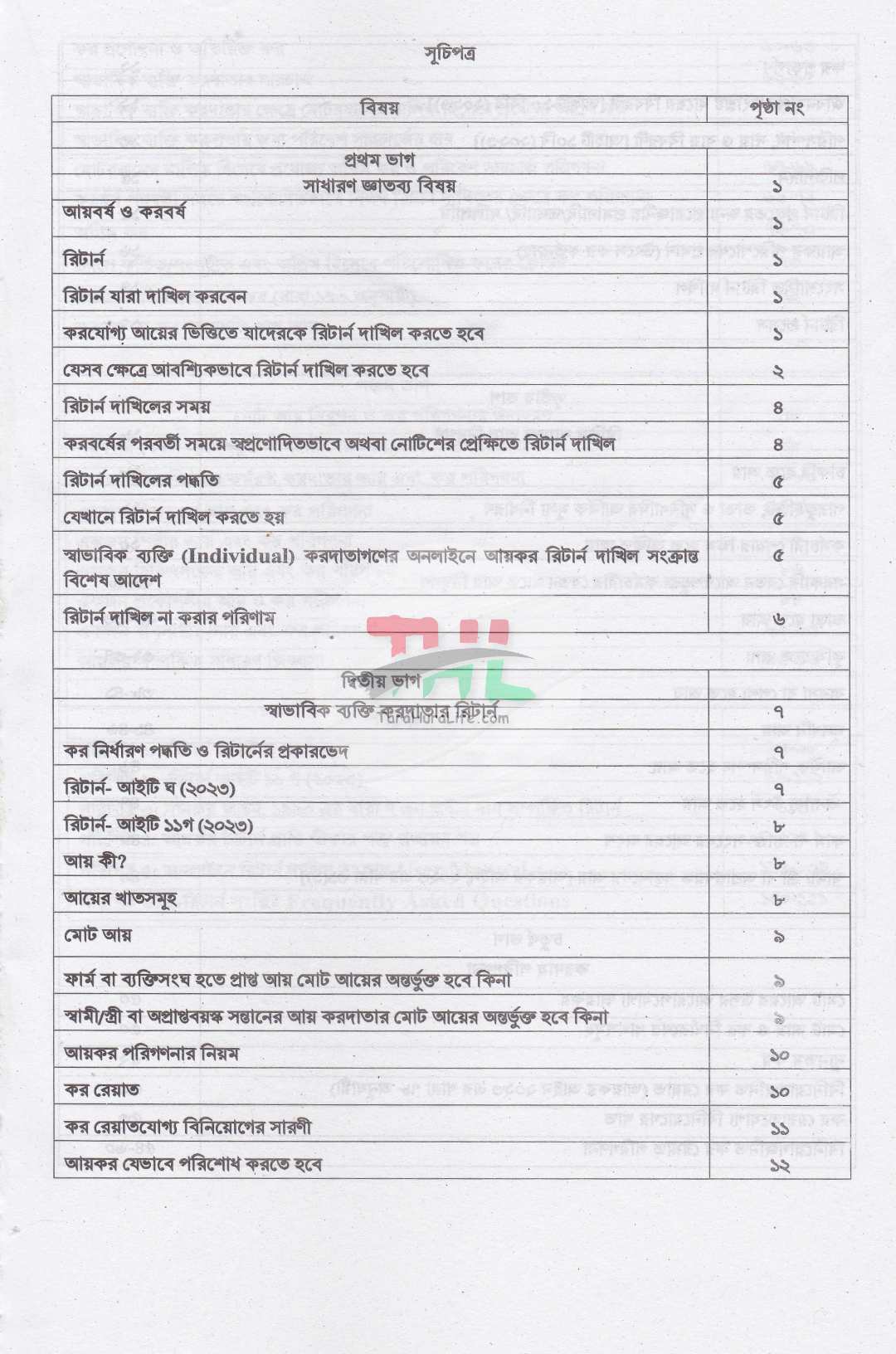 আয়কর পরিপত্র ও নির্দেশিকা ২০২৬-২০২৭