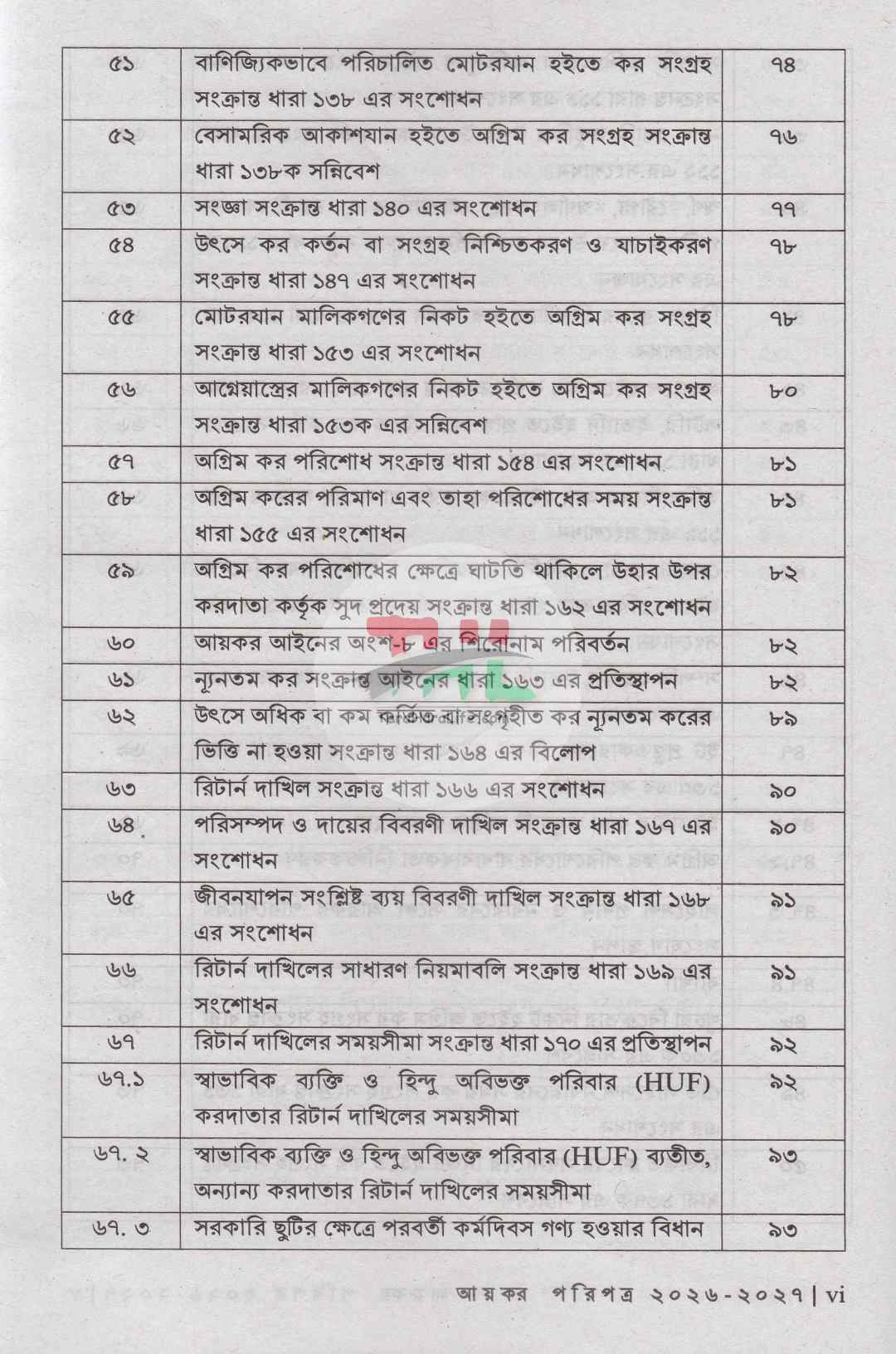 আয়কর পরিপত্র ও আয়কর নির্দেশিকা ২০২৬-২০২৭ (রঙিন কভার)