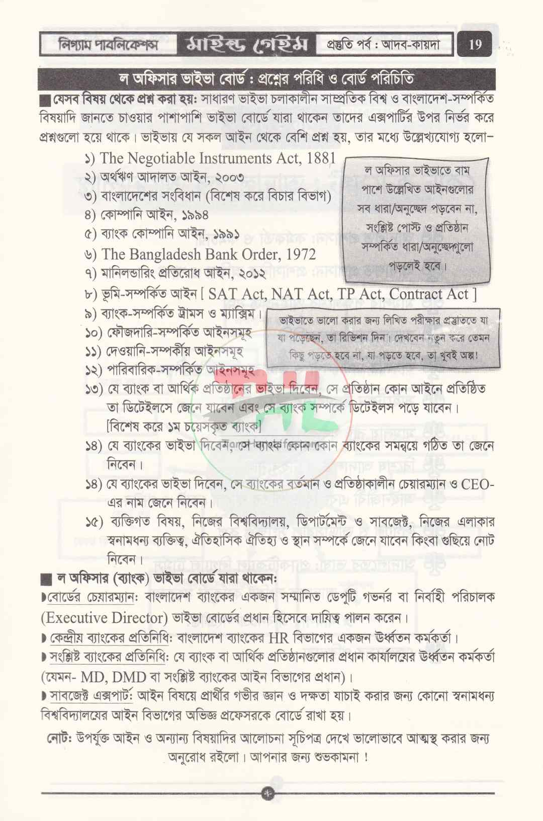 মাইন্ড গেইম ভাইভা বোর্ড