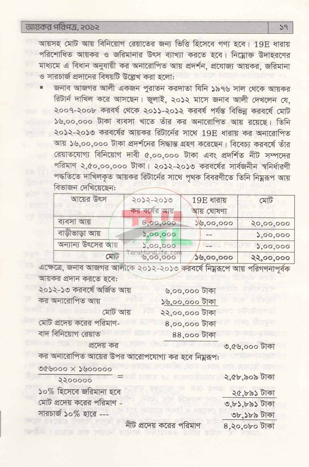 আয়কর পরিপত্র ২০২৬-২০২৭