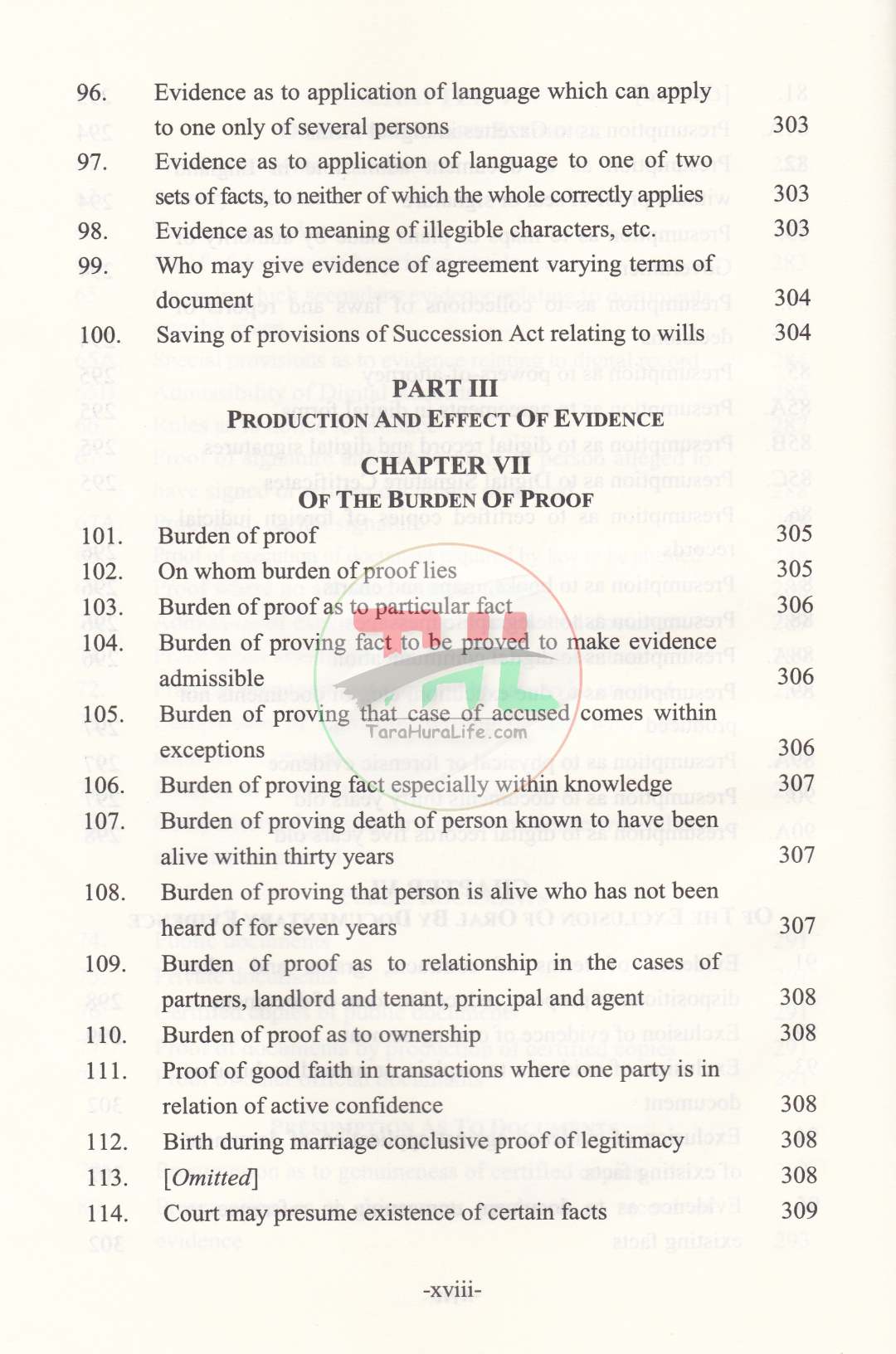 APPLICATION OF EVIDENCE IN DIFFERENT LAWS