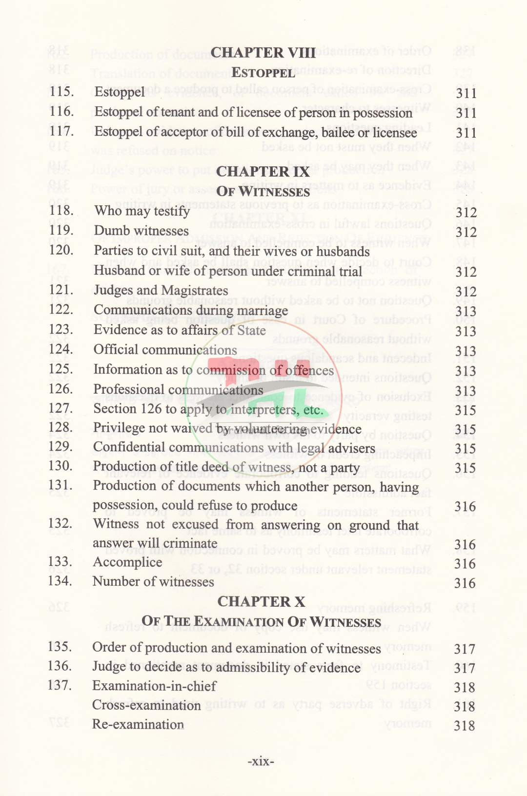 APPLICATION OF EVIDENCE IN DIFFERENT LAWS