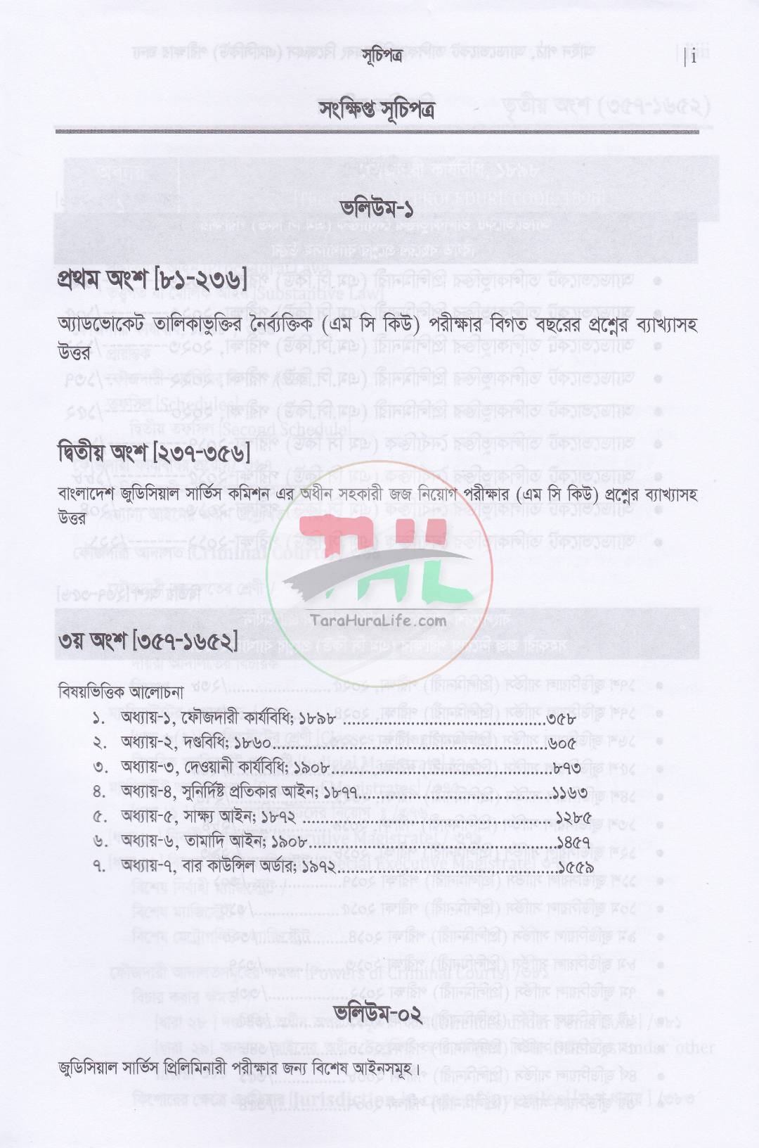 আইন পাঠ MCQ