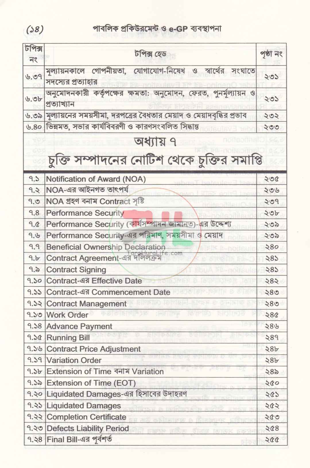 পাবলিক প্রকিউরমেন্ট ও e-GP ব্যবস্থাপনা