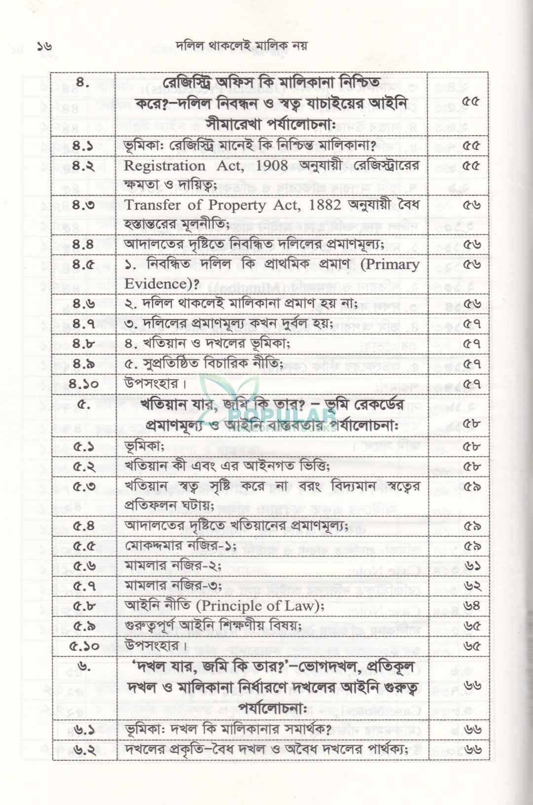 দলিল থাকলেই মালিক নয়