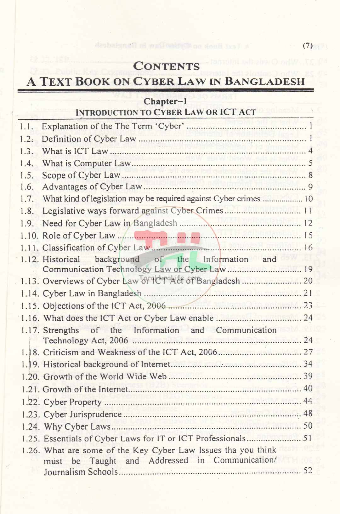 A Text Book on Cyber Law in Bangladesh