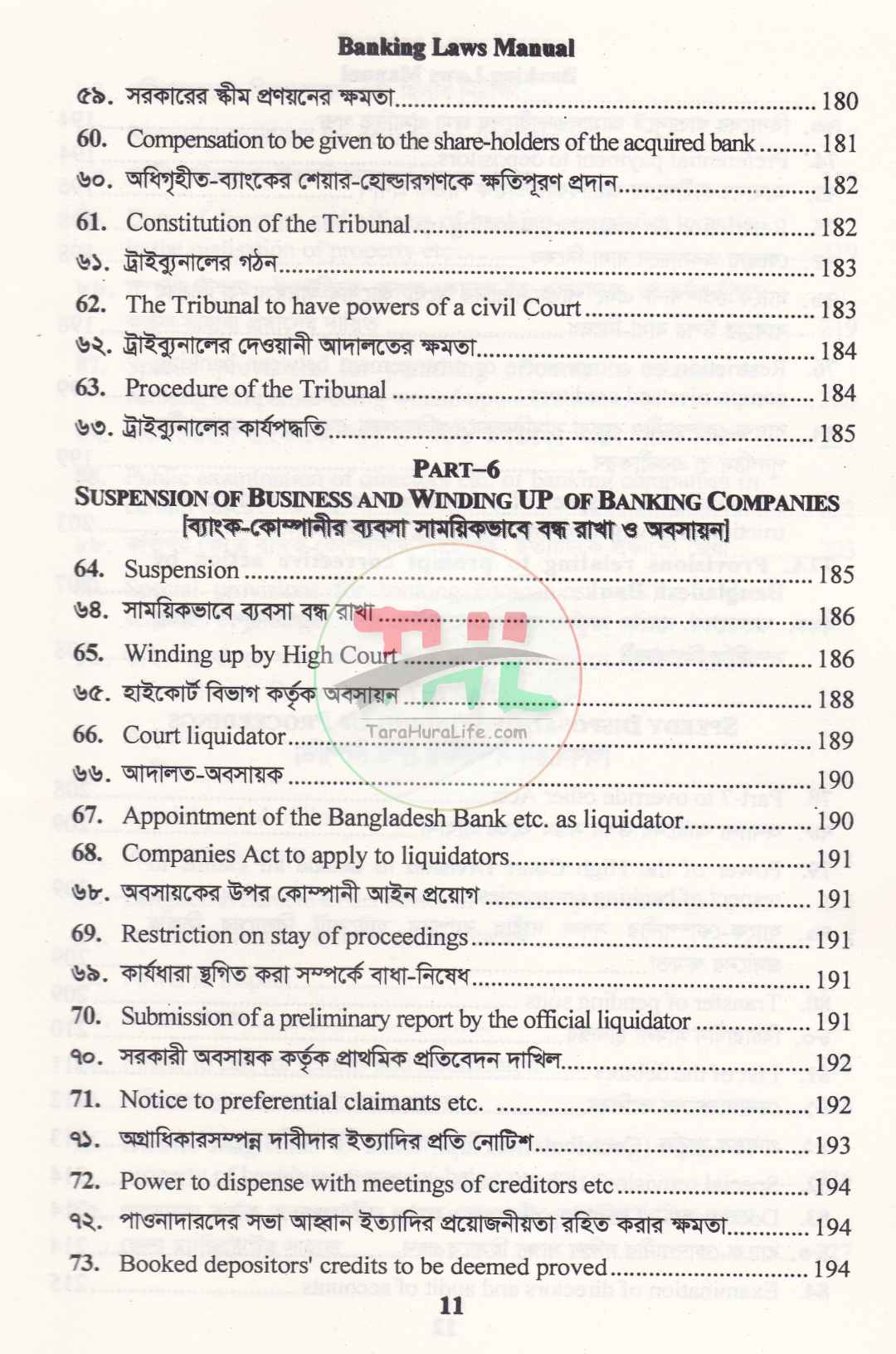 Banking Companies Laws Manual
