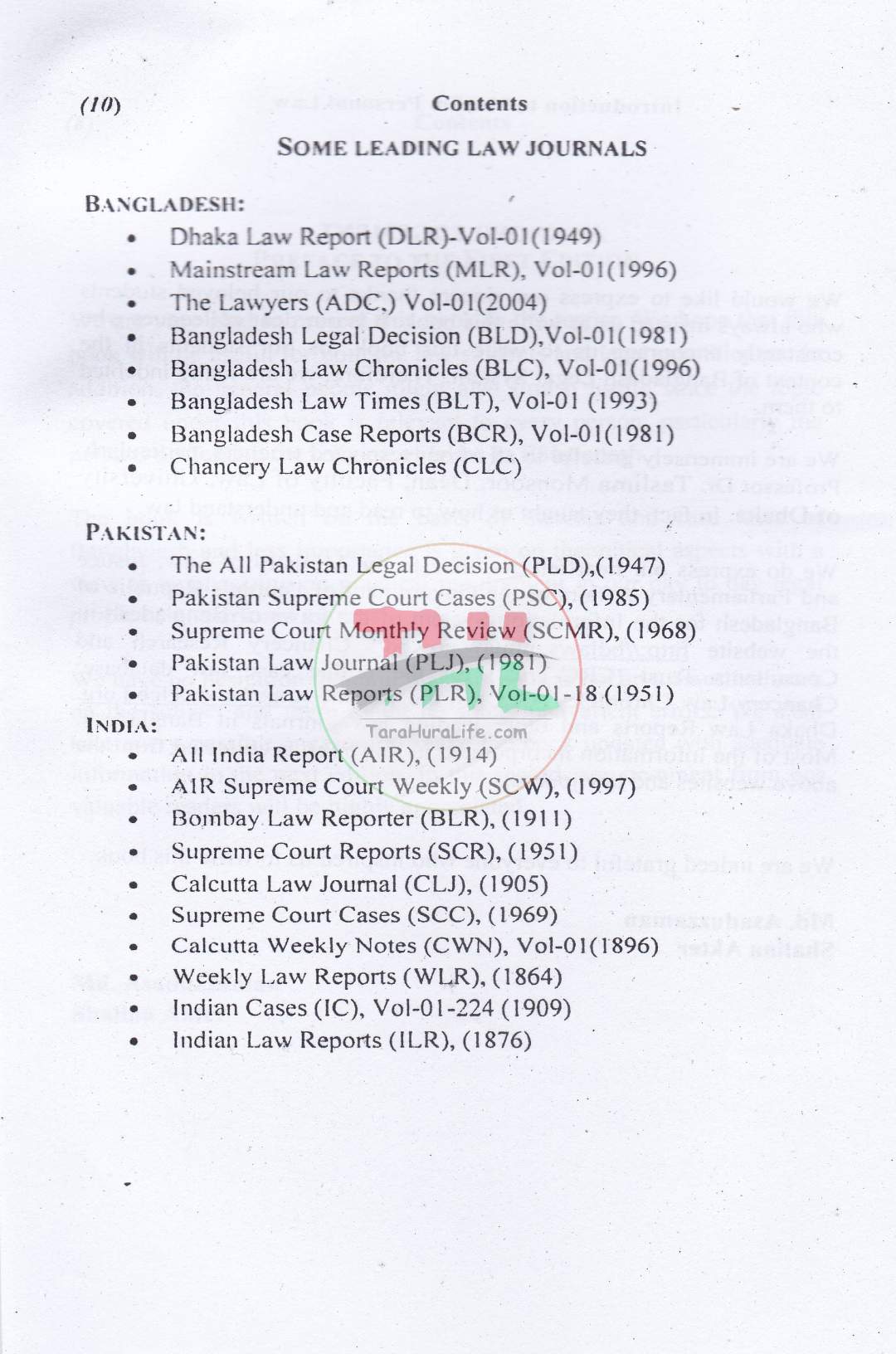 Introduction to Muslim Personal Law (as applied in Bangladesh)