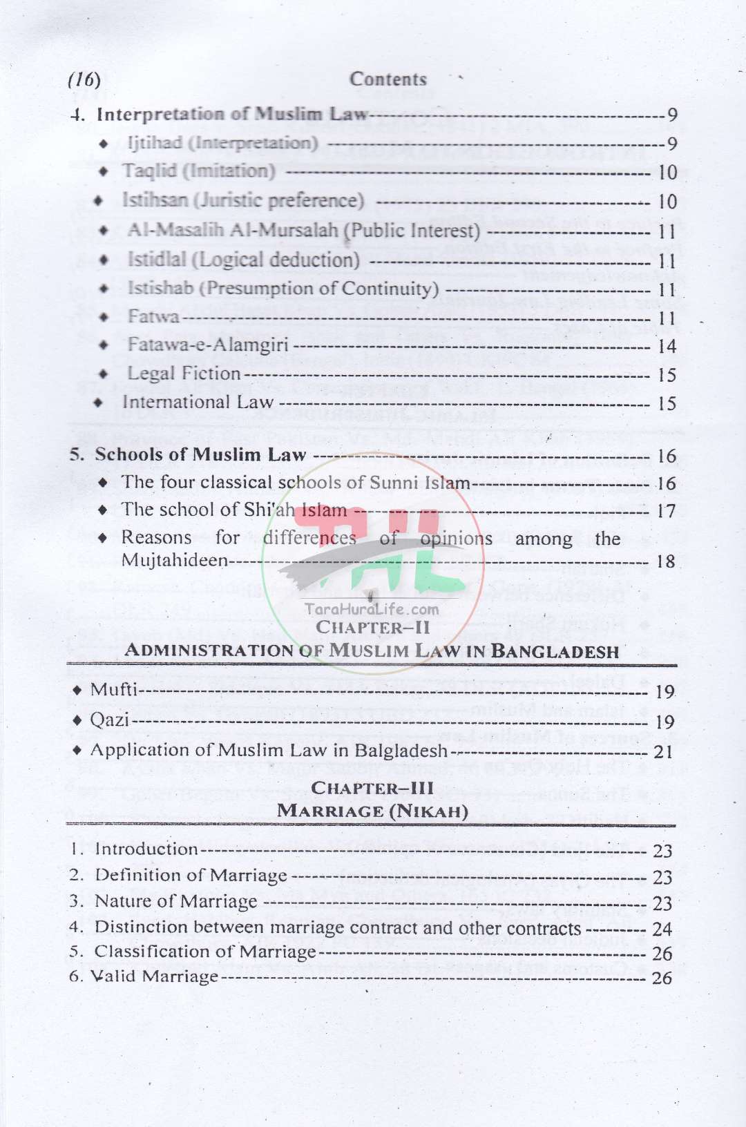 Introduction to Muslim Personal Law (as applied in Bangladesh)