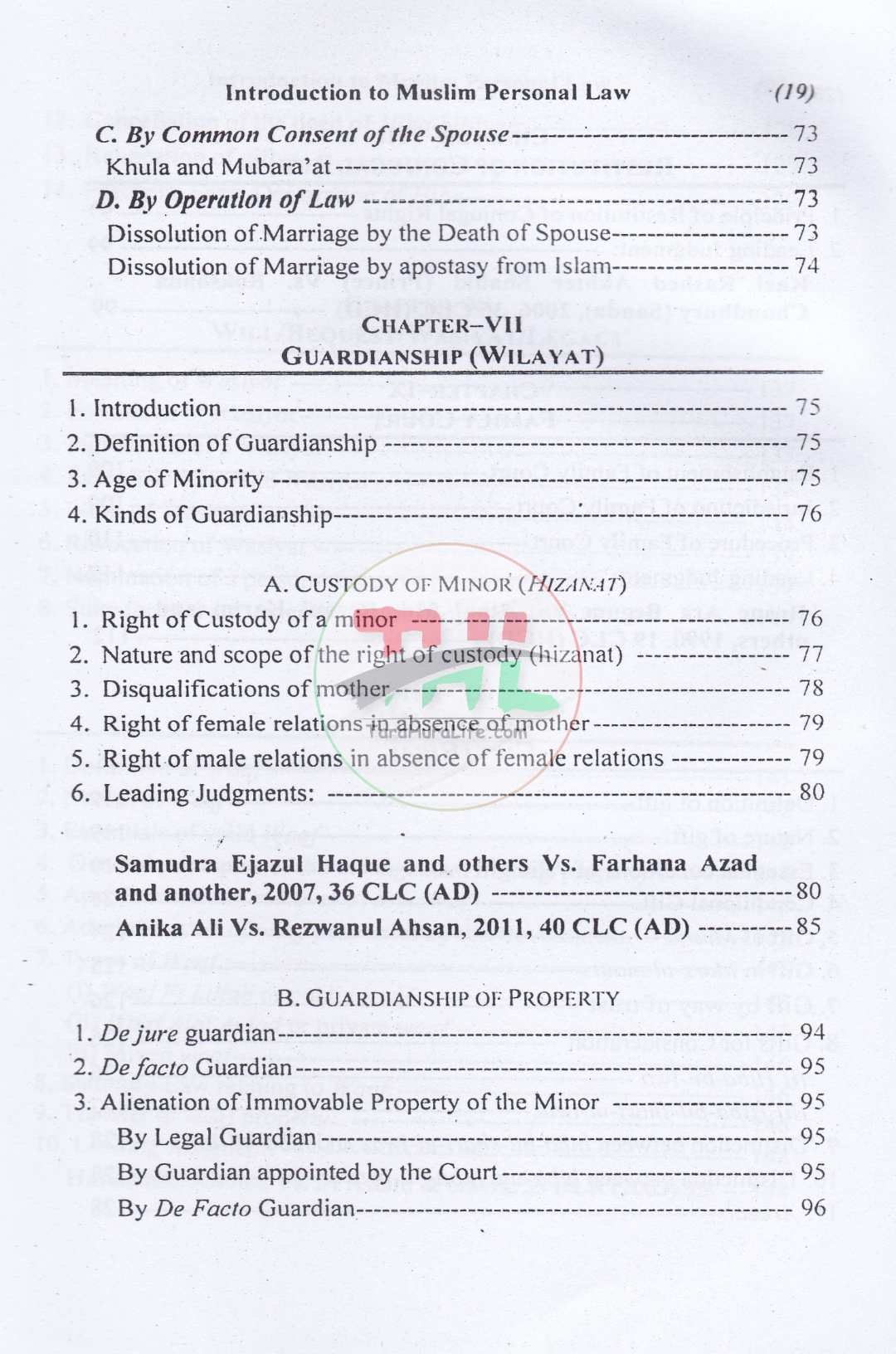 Introduction to Muslim Personal Law (as applied in Bangladesh)