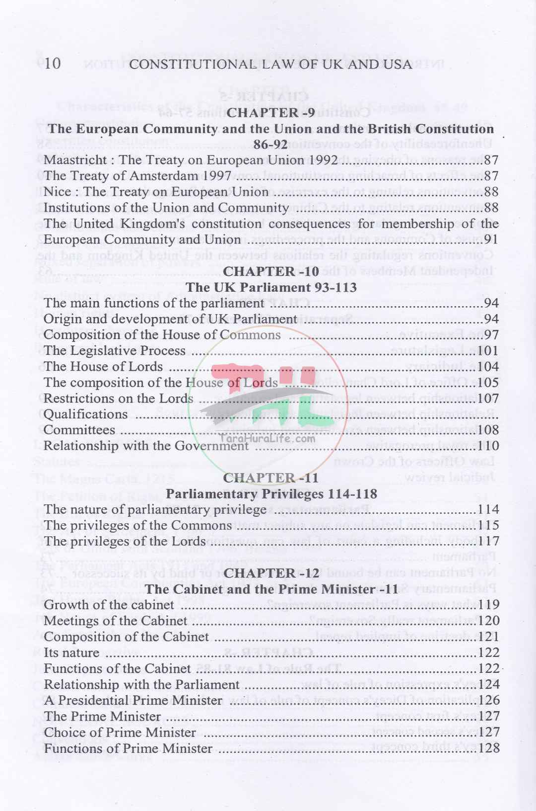 Constitutional Law of UK & USA