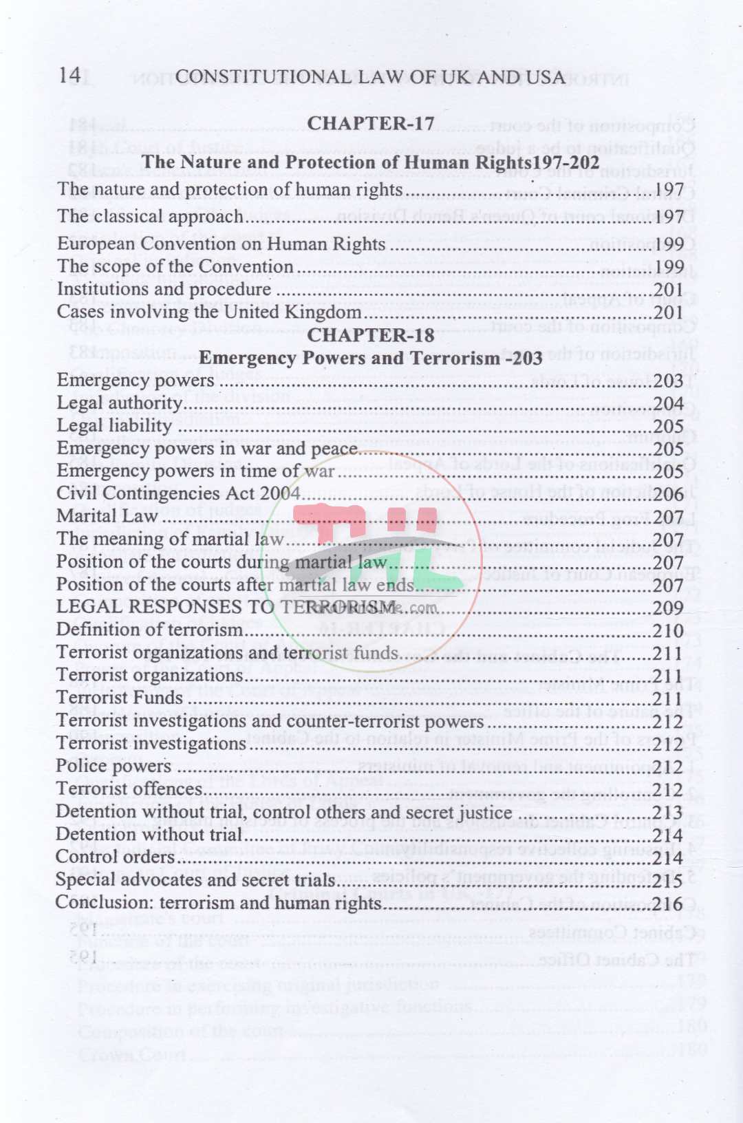 Constitutional Law of UK & USA