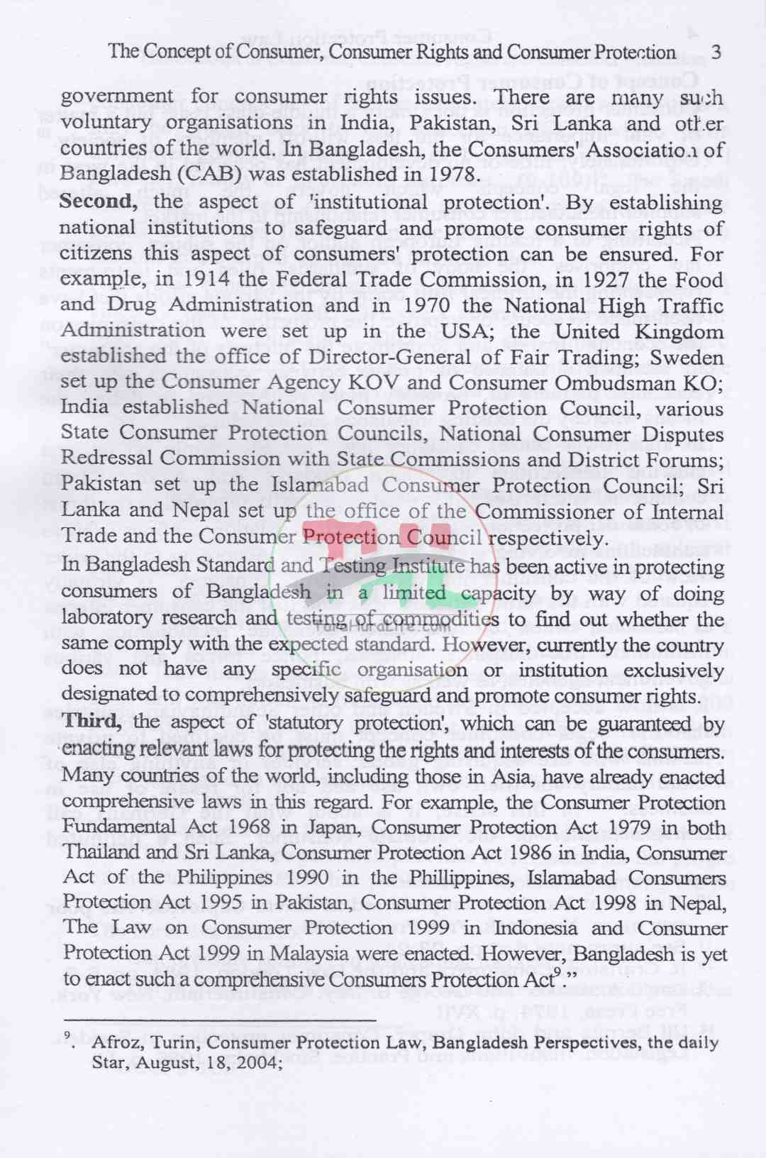 Consumer Protection Law