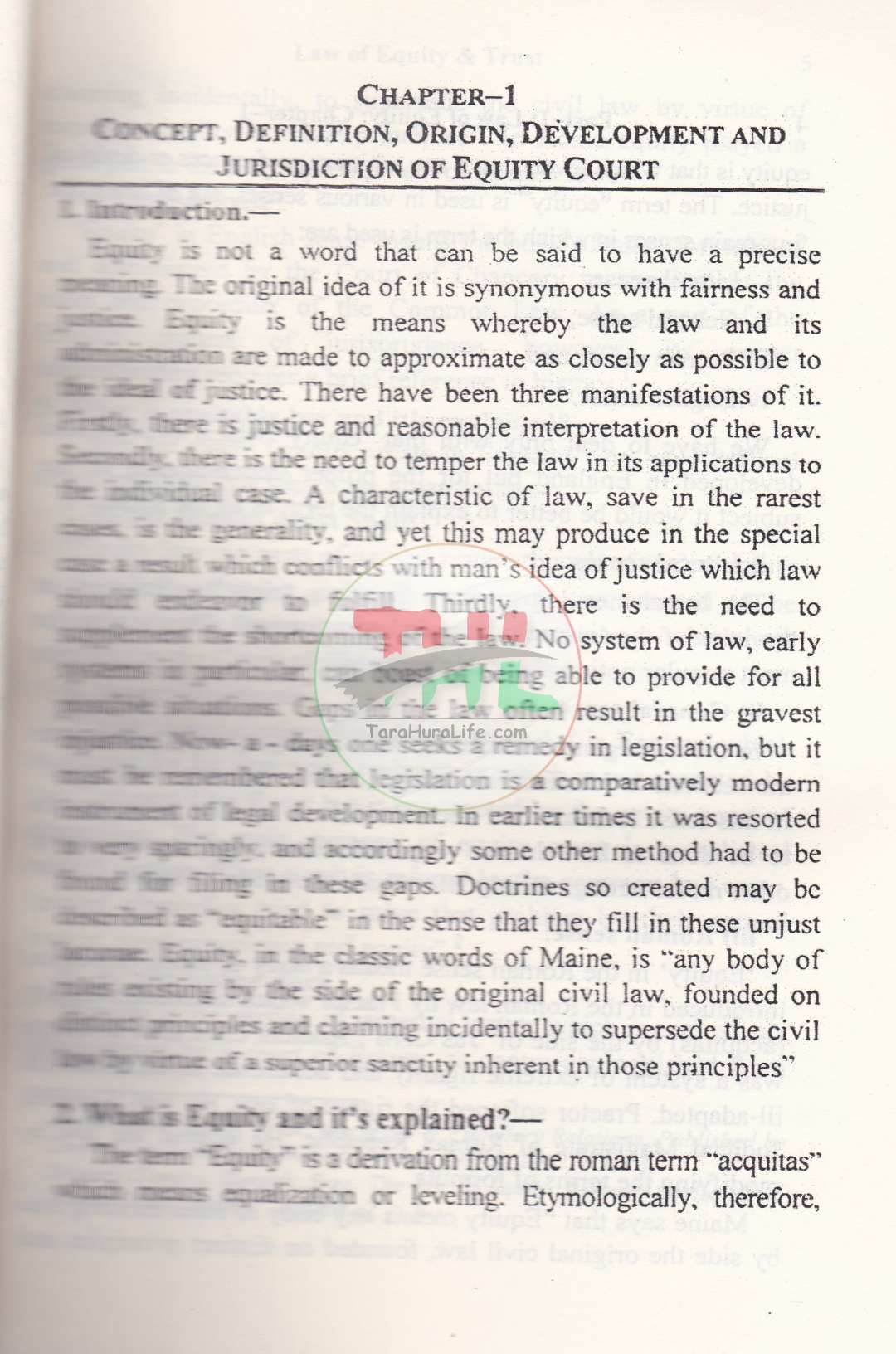 Law of Equity & Trust