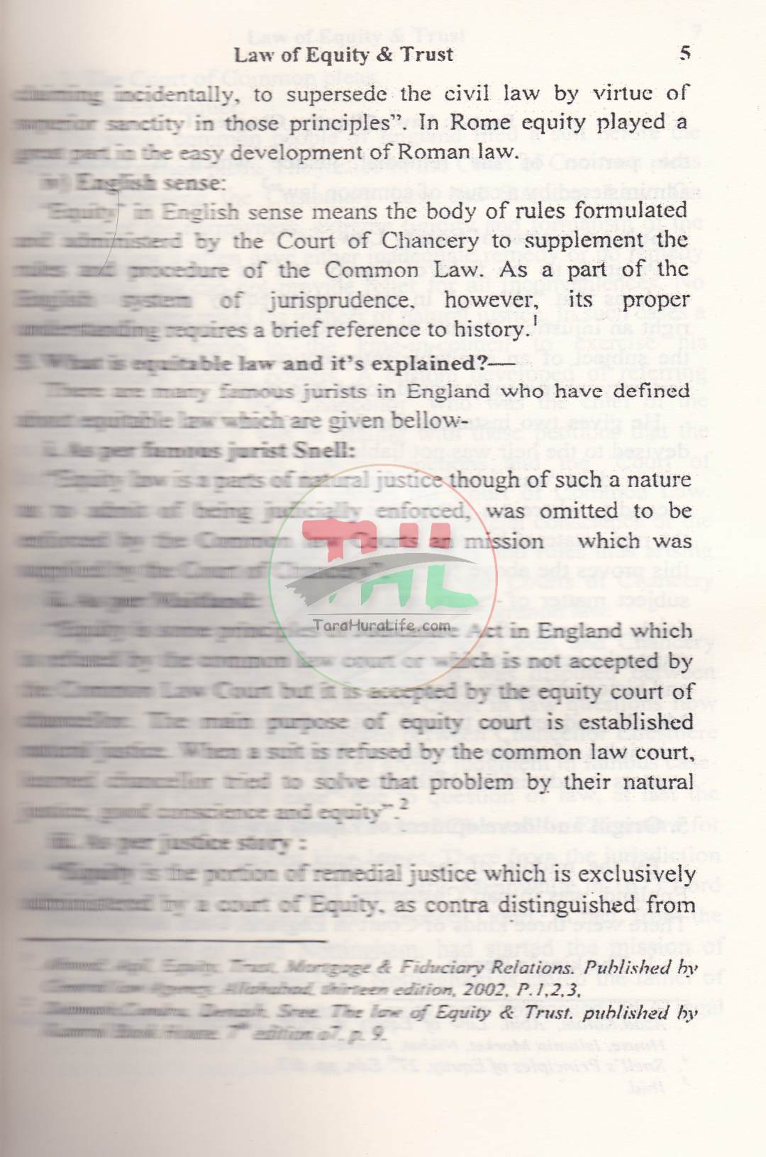 Law of Equity & Trust