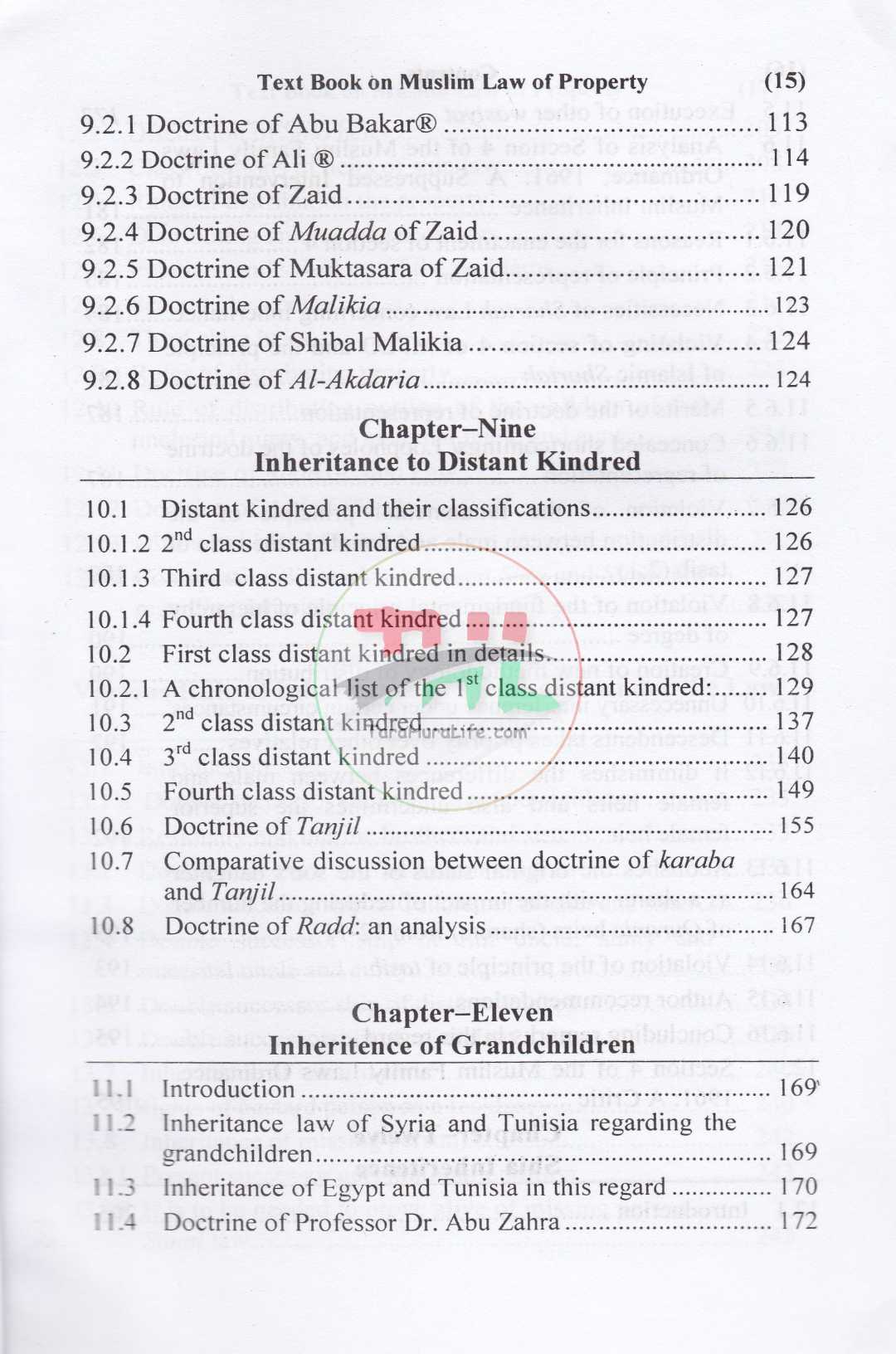 TEXT BOOK ON MUSLIM LAW OF PROPERTY AND SUCCESSION