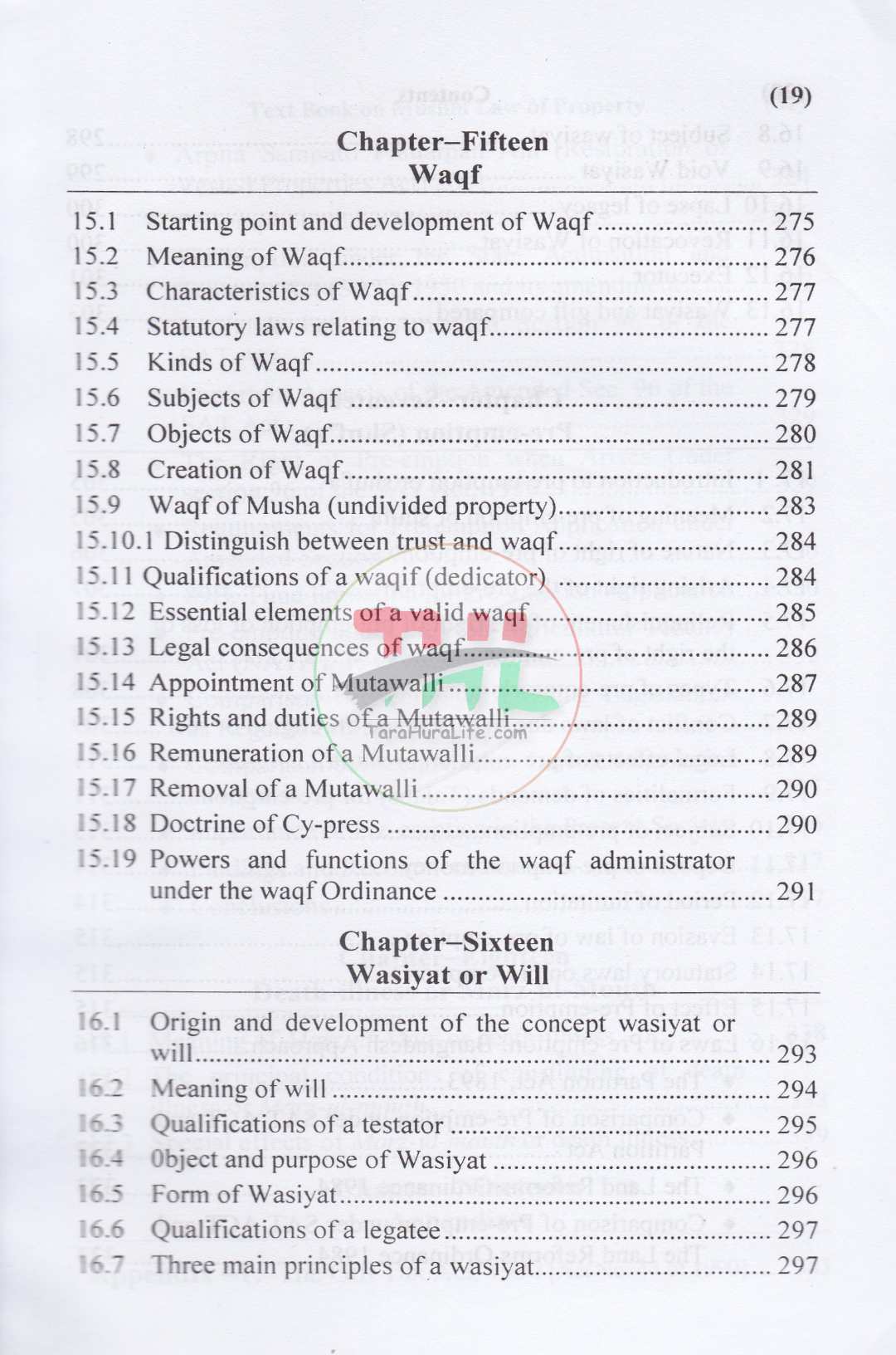TEXT BOOK ON MUSLIM LAW OF PROPERTY AND SUCCESSION