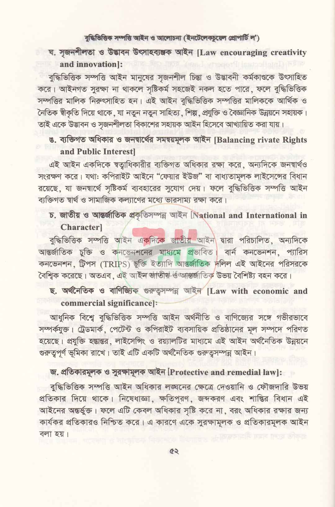 বুদ্ধিভিত্তিক সম্পত্তি আইন