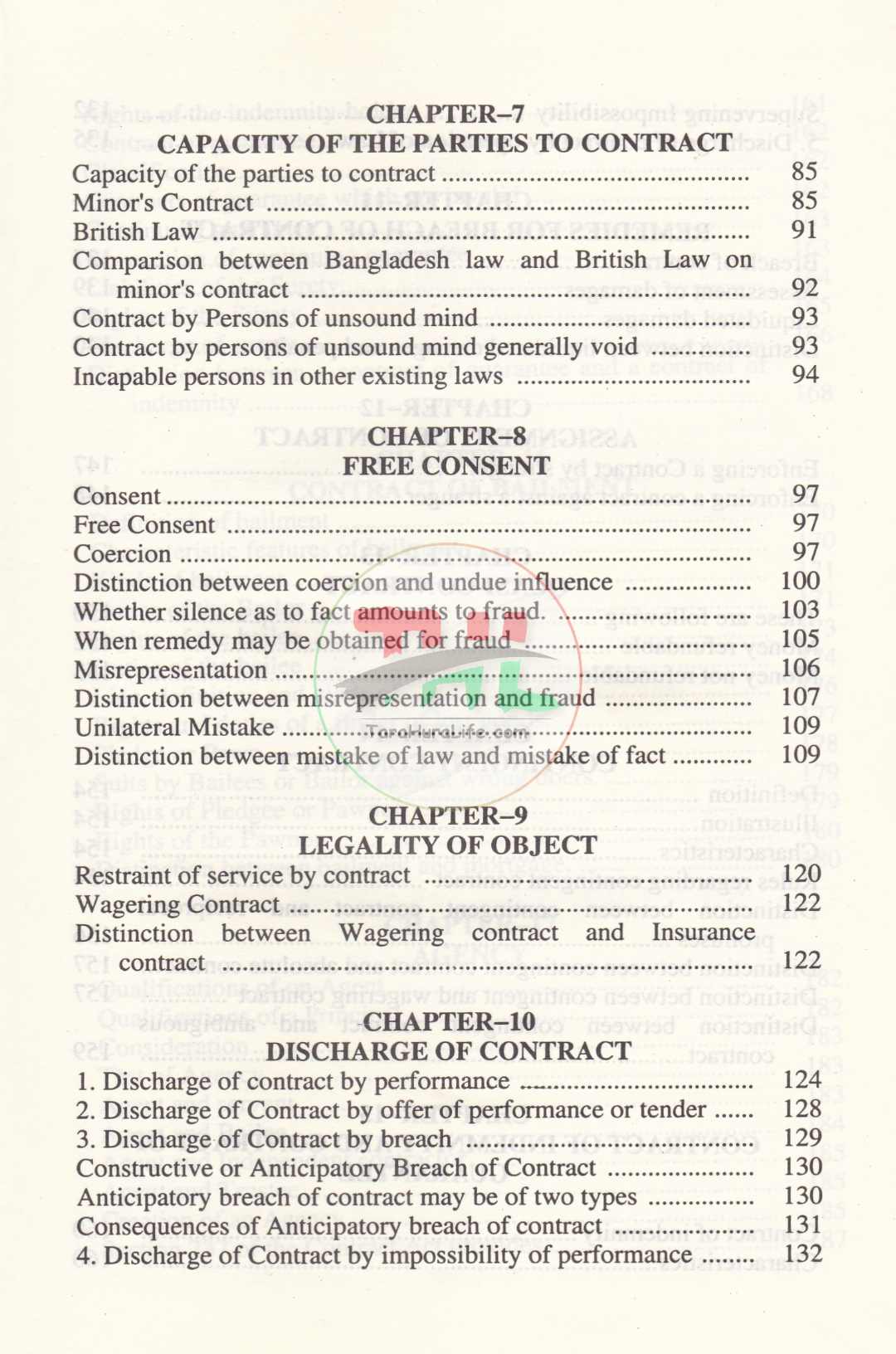 Law of Contract