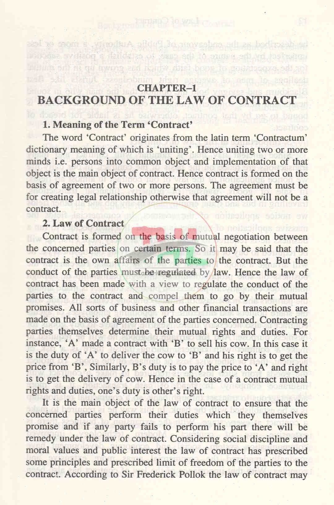 Law of Contract